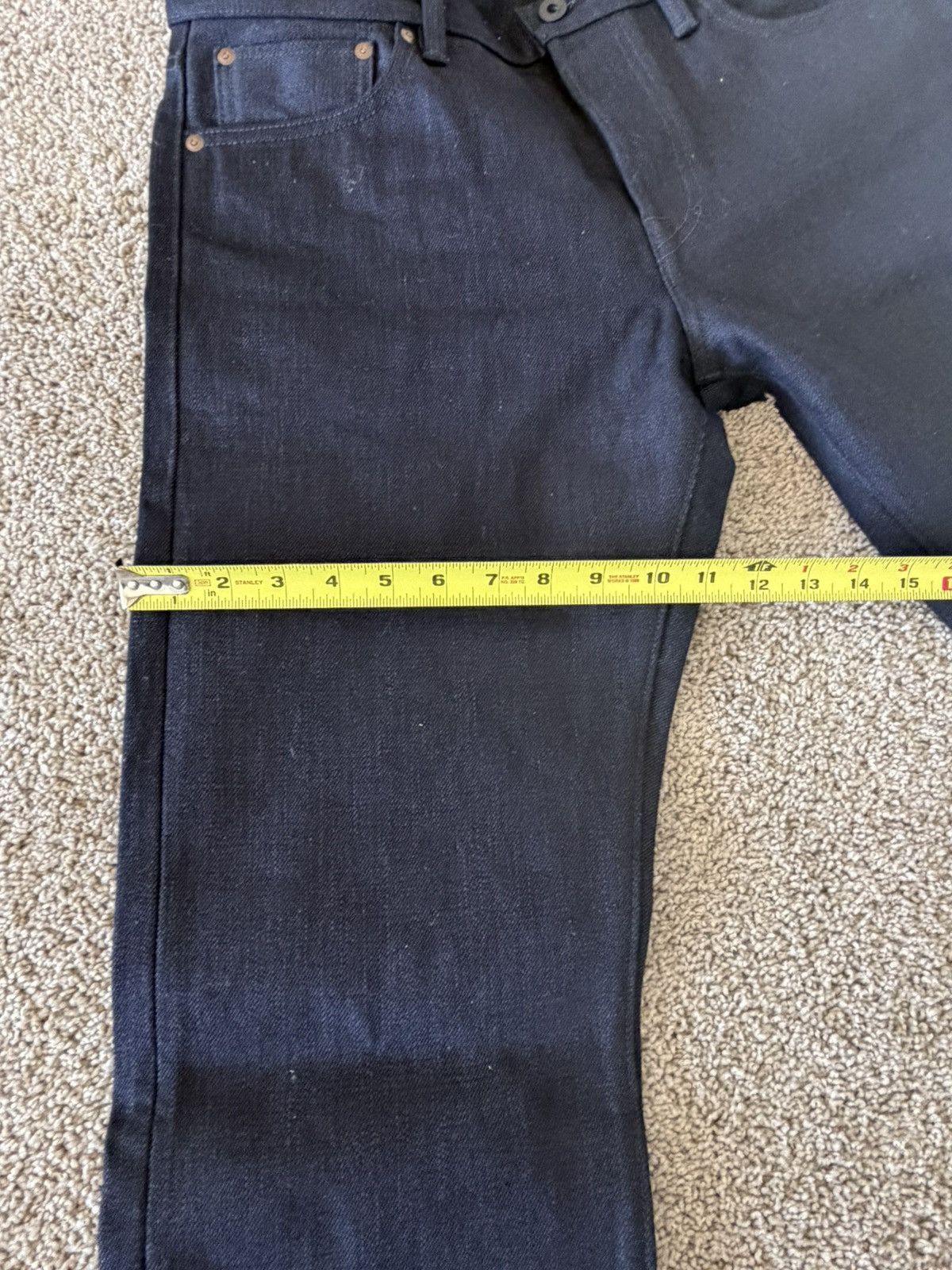 Rogue Territory Rouge Territory Stanton 13.5oz Indigo/Black 32” Selvedge Size US 32 / EU 48 - 9 Thumbnail