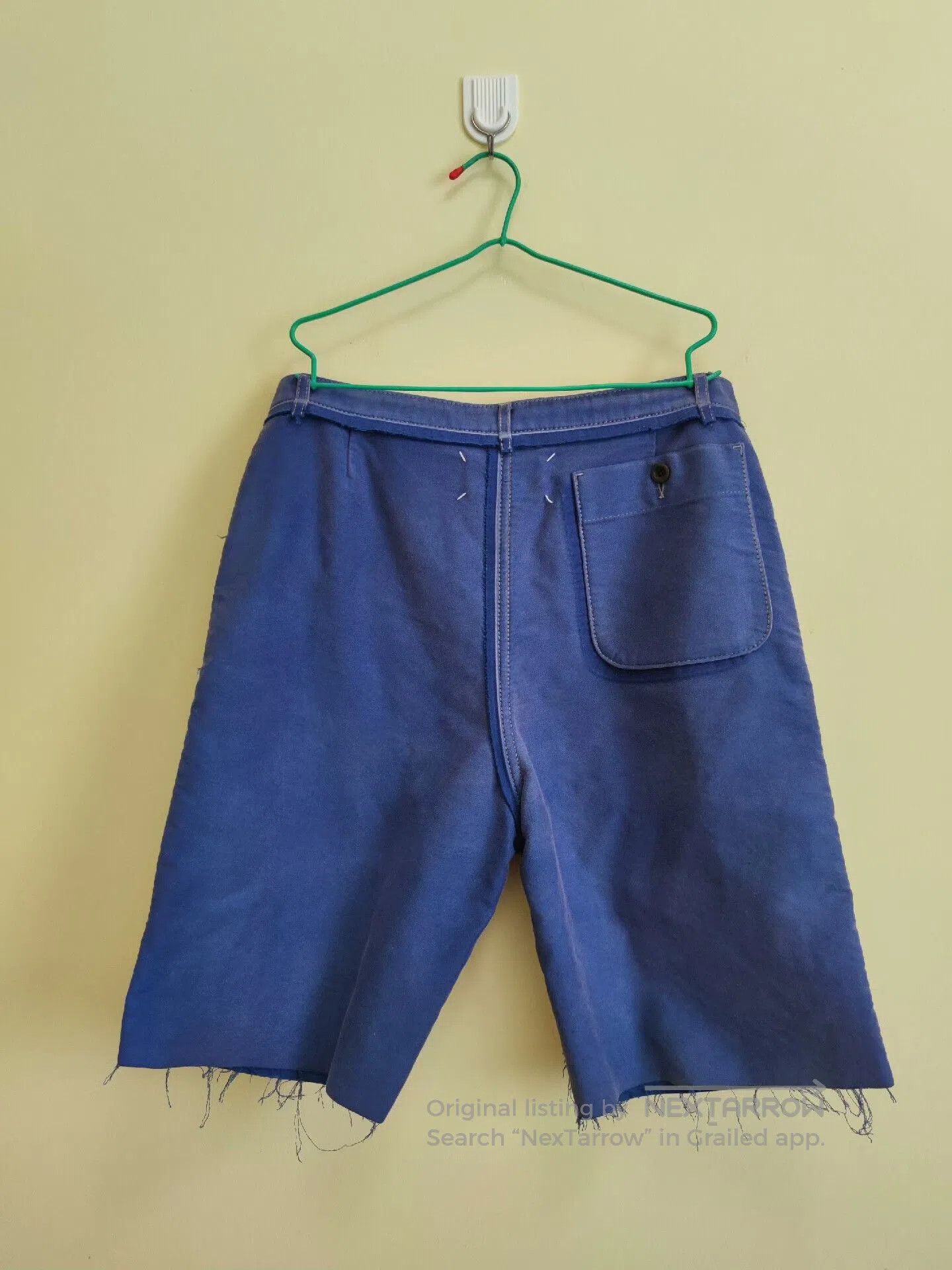 Maison Margiela Maison Margiela Distressed Blue Purple Shorts. Size US 30 / EU 46 - 3 Thumbnail