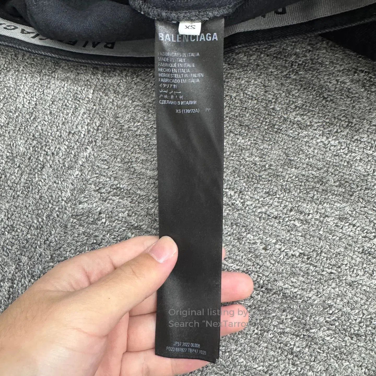 Balenciaga Balenciaga Distressed Vintage Jeans. Size 37" - 3 Thumbnail