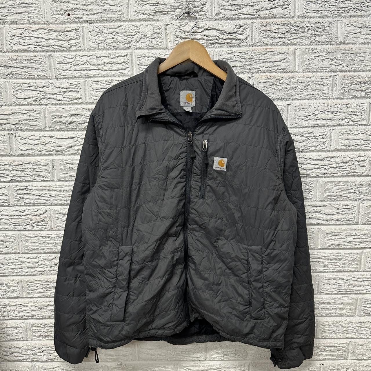 Carhartt Carhartt Insulated Zip Up Puffer Grey Jacket Large Quilted Size US L / EU 52-54 / 3 - 1 Thumbnail