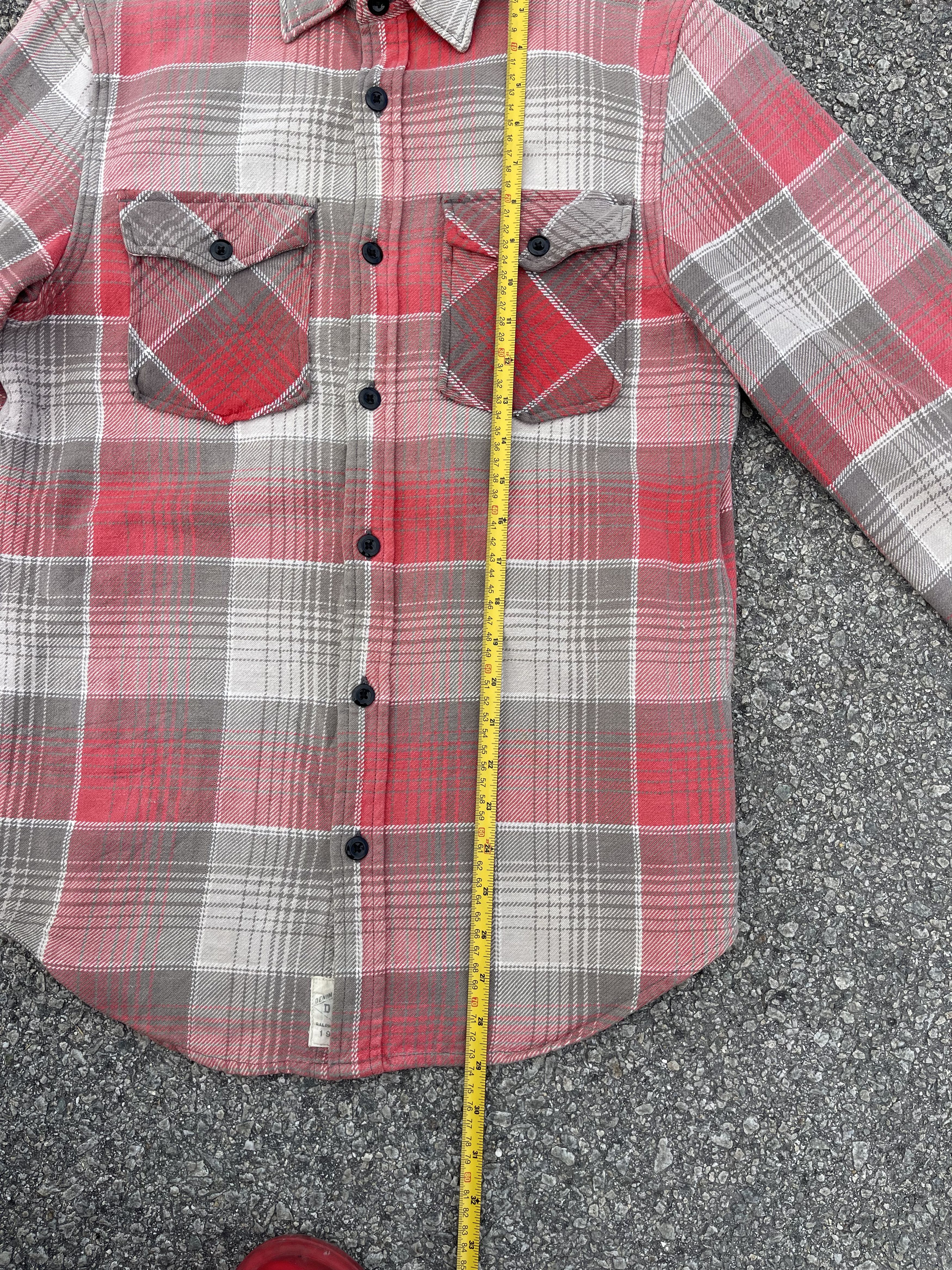 Denim & Supply Ralph Lauren Ultra Heavy Flannel Double Sided Pocket Faded sun of The Day Size US S / EU 44-46 / 1 - 8 Thumbnail