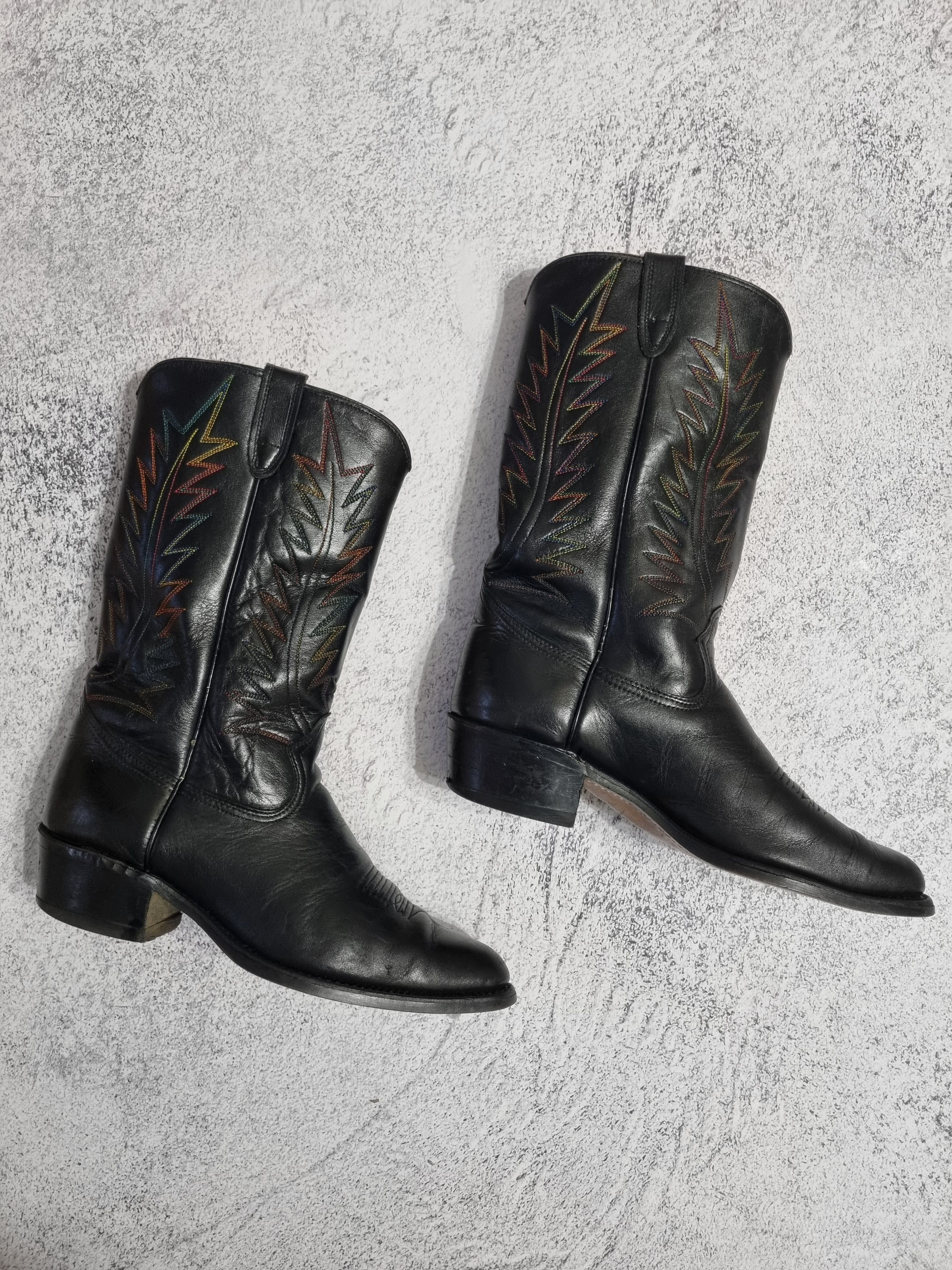 Vintage Vintage Leather Cowboy Western Boots Size US 10.5 / EU 43-44 - 2 Thumbnail