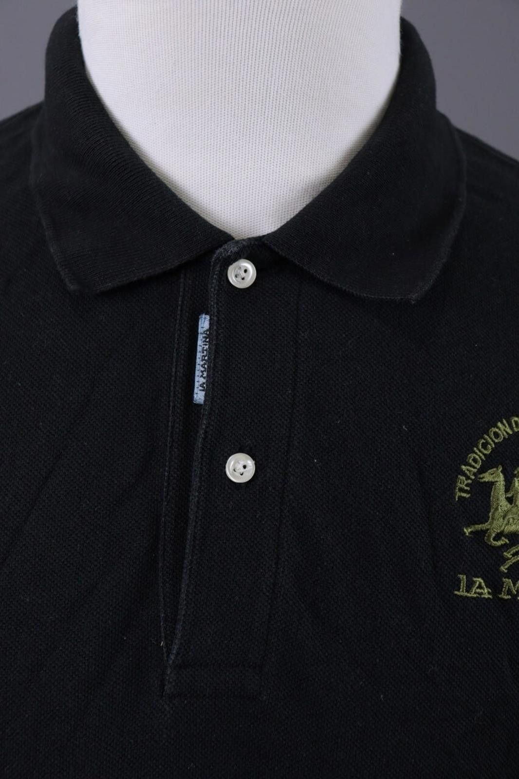 La Martina La Martina Buenos Aires #4 Black Rugby Polo Shirt Size XXL Size US XXL / EU 58 / 5 - 6 Thumbnail