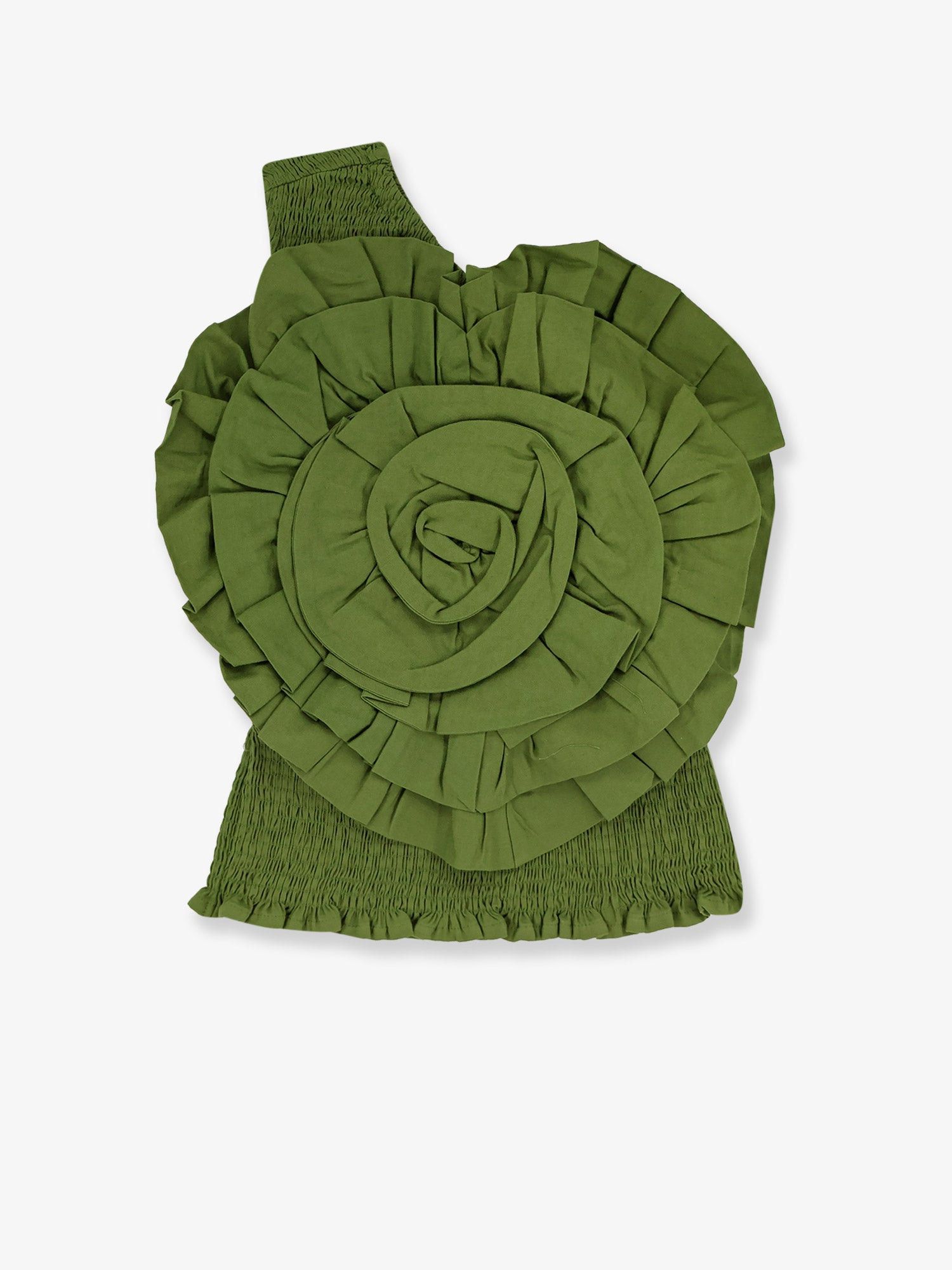 Farm Rio Green Linen And Viscose Top Size XXS / US 00 / IT 34 - 1 Thumbnail