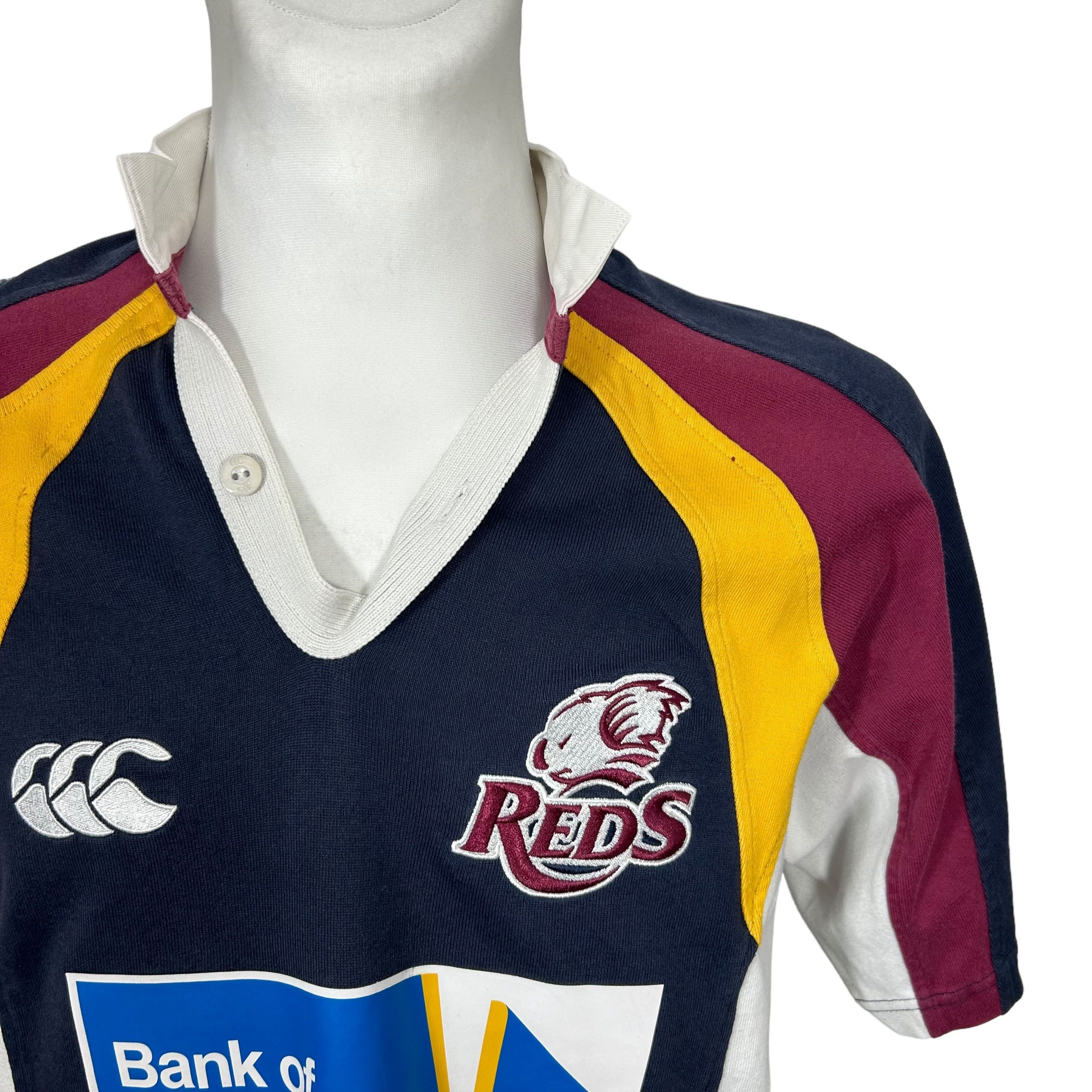 Canterbury of New Zealand 2004 Canterbury Queensland Reds Jersey Size Small Size US S / EU 44-46 / 1 - 3 Thumbnail