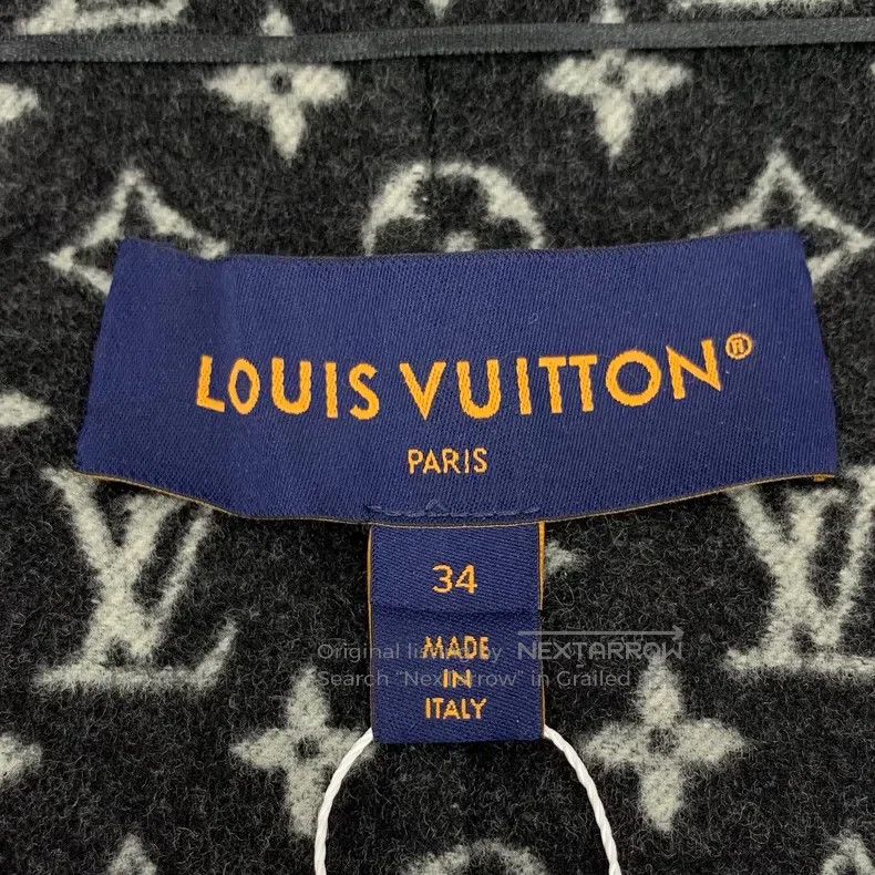 Louis Vuitton Louis Vuitton 22 black lining logo, full print, hooded bel Size XXS / US 00 / IT 34 - 6 Thumbnail