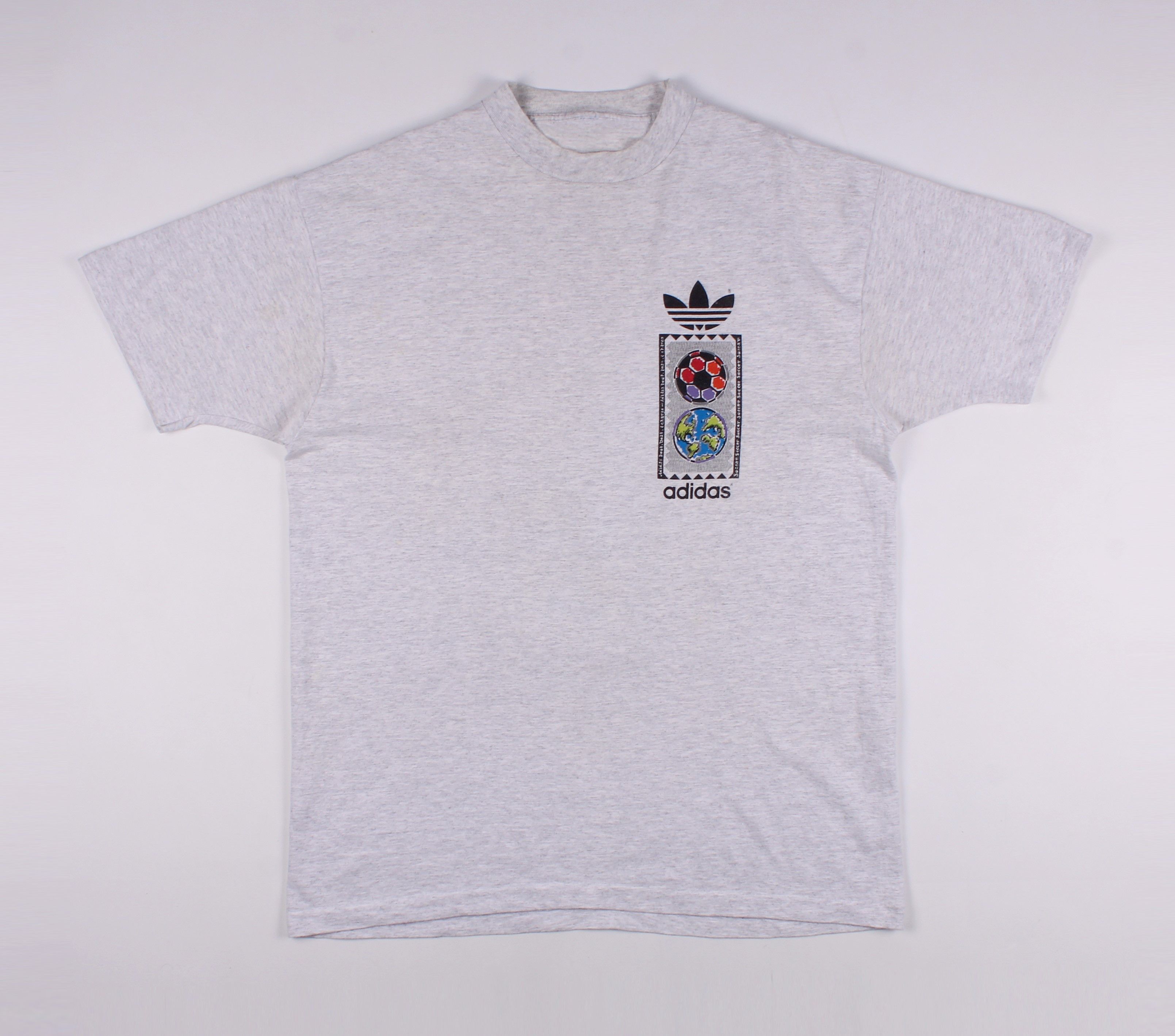 Adidas Vintage 80's Adidas Printed T-shirt Size US M / EU 48-50 / 2 - 2 Thumbnail