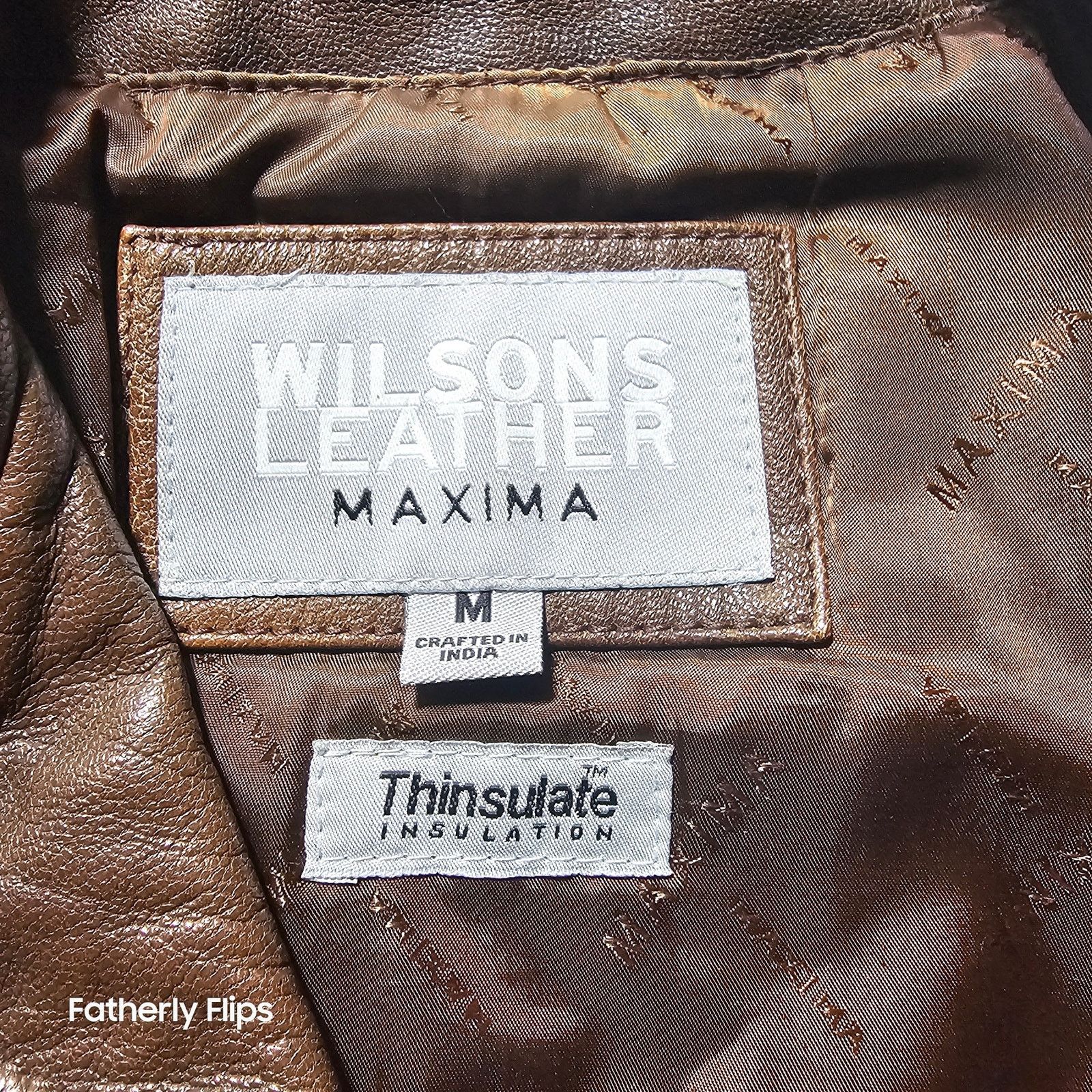 Wilsons Leather Wilsons Leather Maxima Brown Jacket Women Medium Thinsulate Size M / US 6-8 / IT 42-44 - 3 Thumbnail
