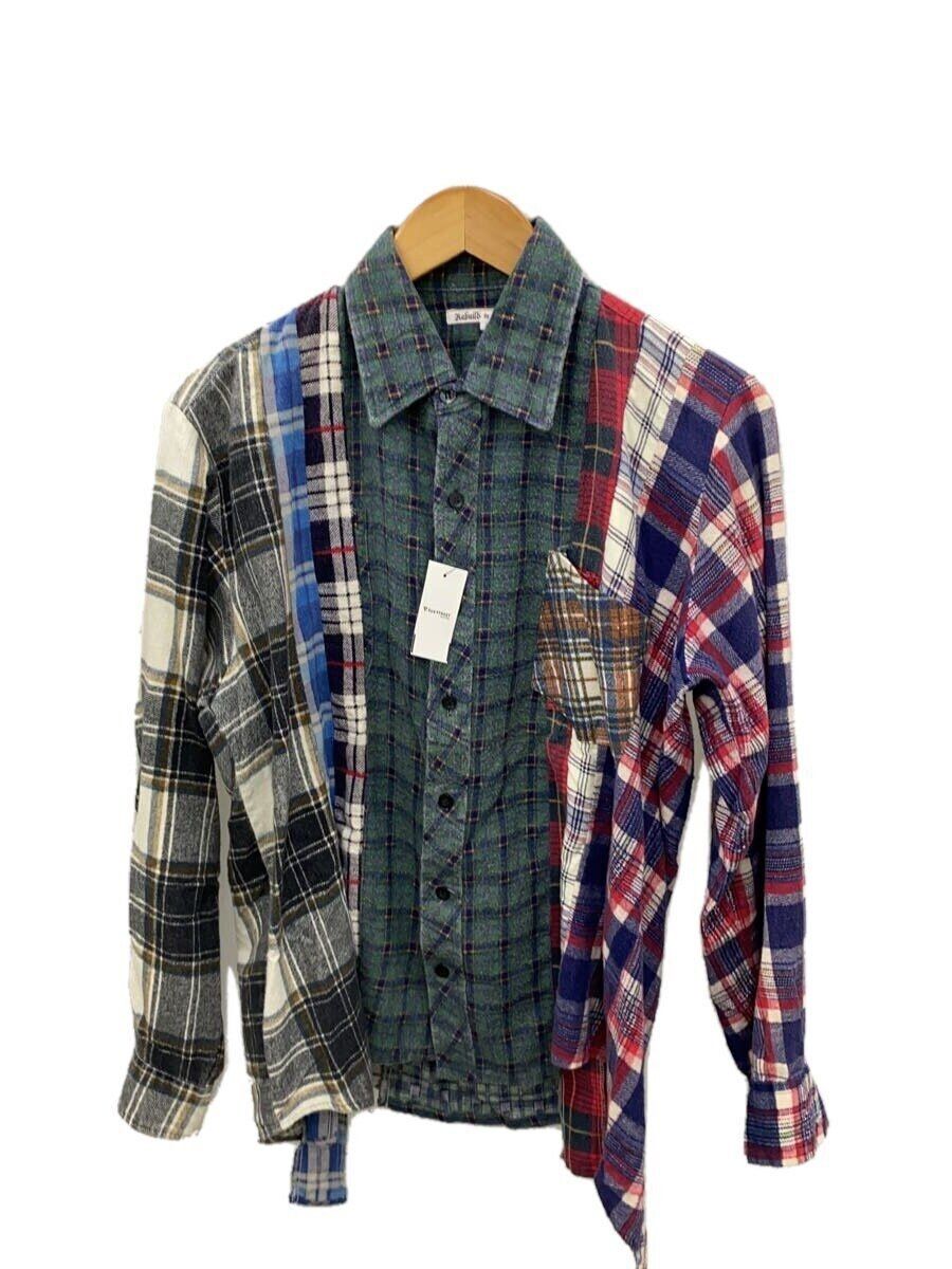 Needles Reconstructed Rebuild Flannel Button Shirt Size US S / EU 44-46 / 1 - 1 Thumbnail