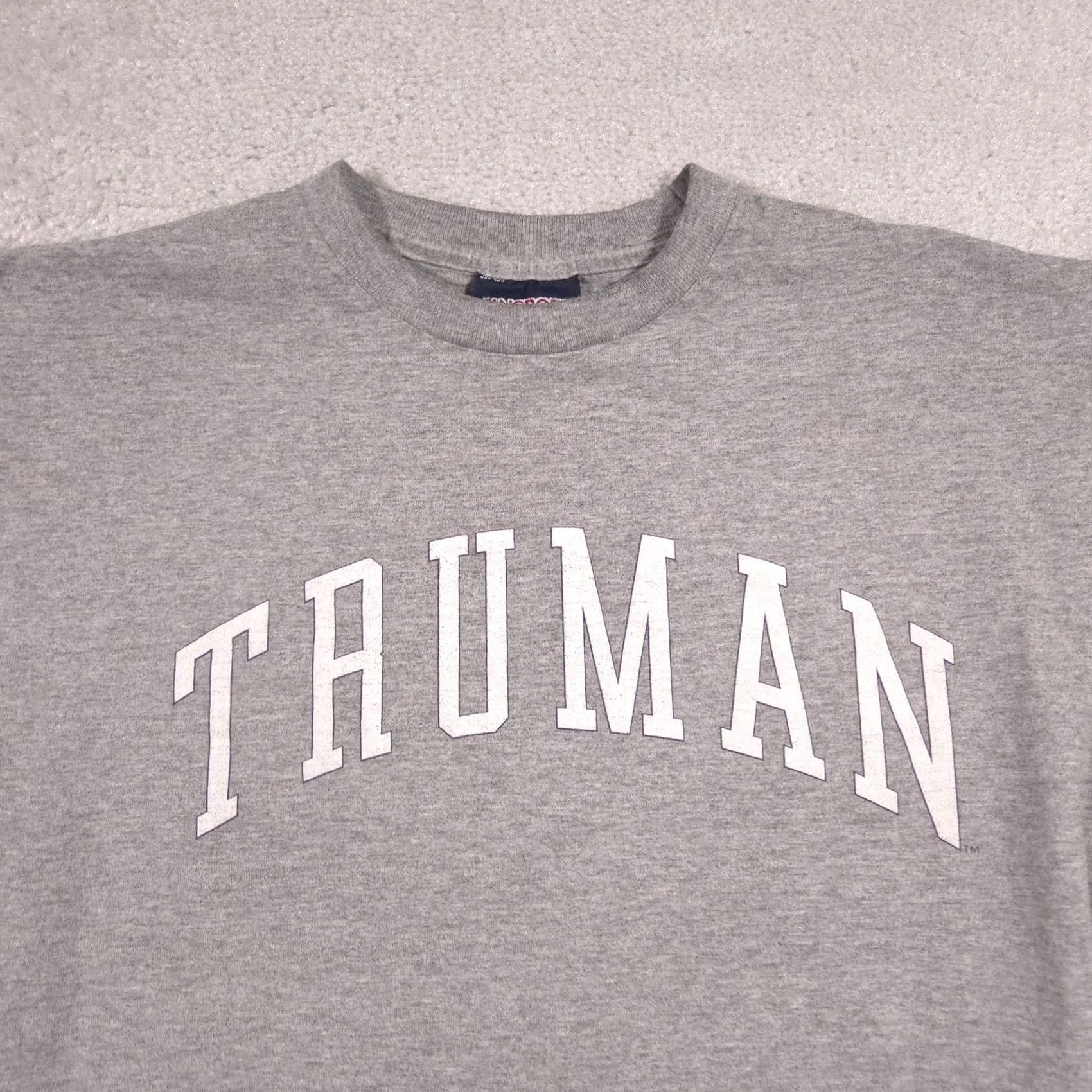 Jansport VINTAGE JanSport Truman Bulldogs Shirt Mens Medium Gray Long Sleeve College Tee USA Size US M / EU 48-50 / 2 - 3 Thumbnail