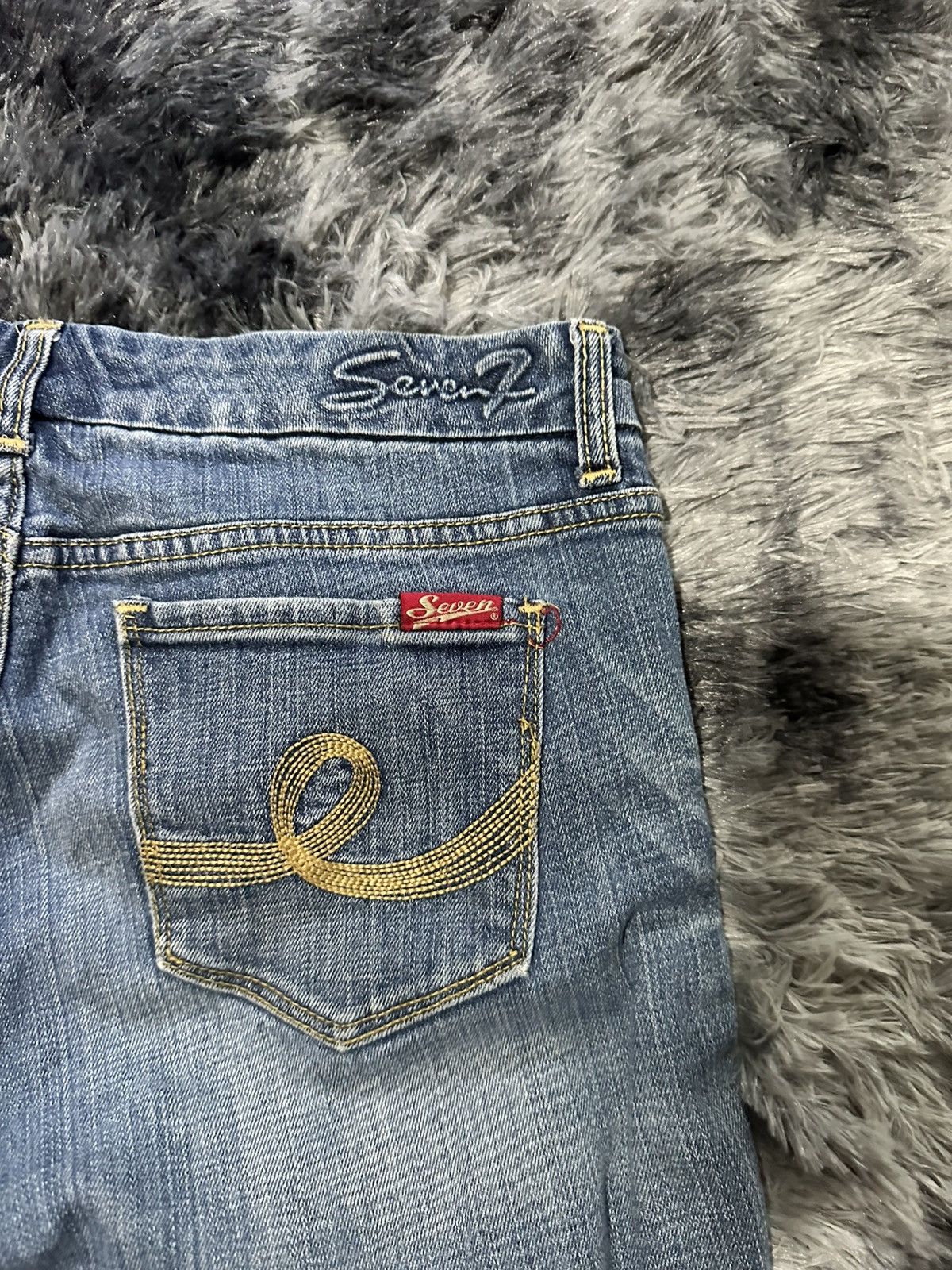 Japanese Brand ⚡️VINTAGE SEVEN BOOTCUT DENIM⚡️ Size US 31 - 4 Thumbnail