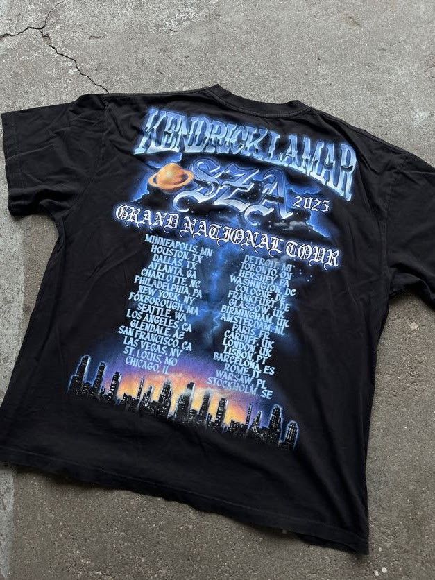 Other Kendrick Lamar & SZA Grand National Tour 2025 tee Size US L / EU 52-54 / 3 - 3 Thumbnail