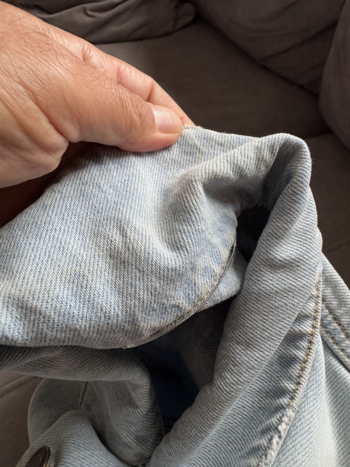 Saint Laurent Paris SAINT LAURENT denim jacket sizes in photos BY TAPE MEASURE Size US XS / EU 42 / 0 - 24 Thumbnail