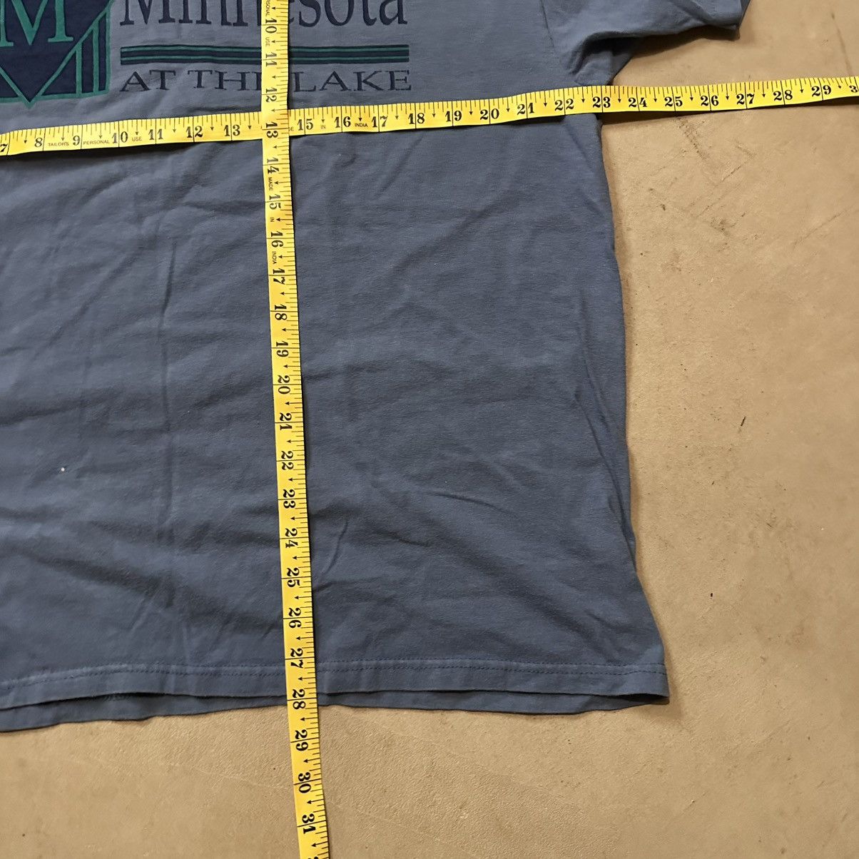 Hanes Vintage 90s Hanes Single Stitch Minnesota Lakes Shirt Size US XL / EU 56 / 4 - 6 Thumbnail