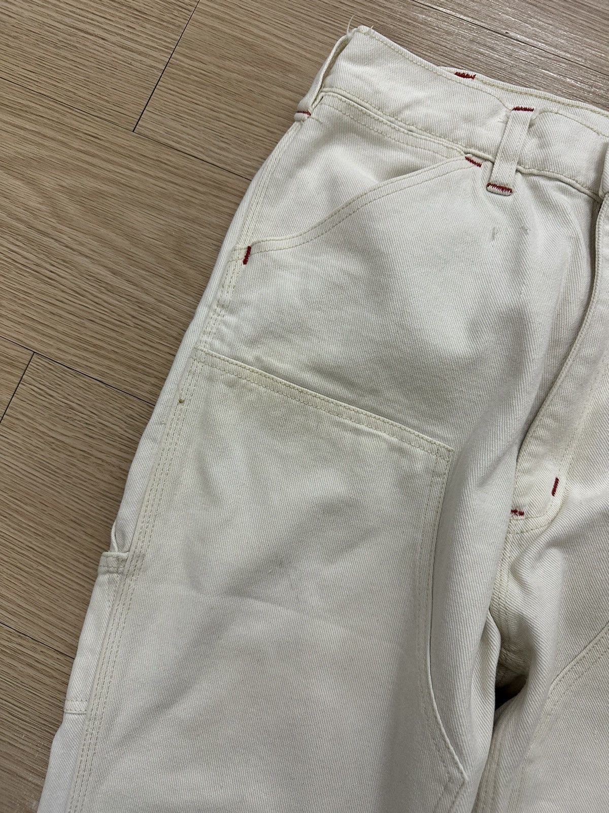Beauty Beast × Vintage Vintage Hot Crew No 7 Perkins Double Knee Carpenter Pants Size US 29 - 6 Thumbnail