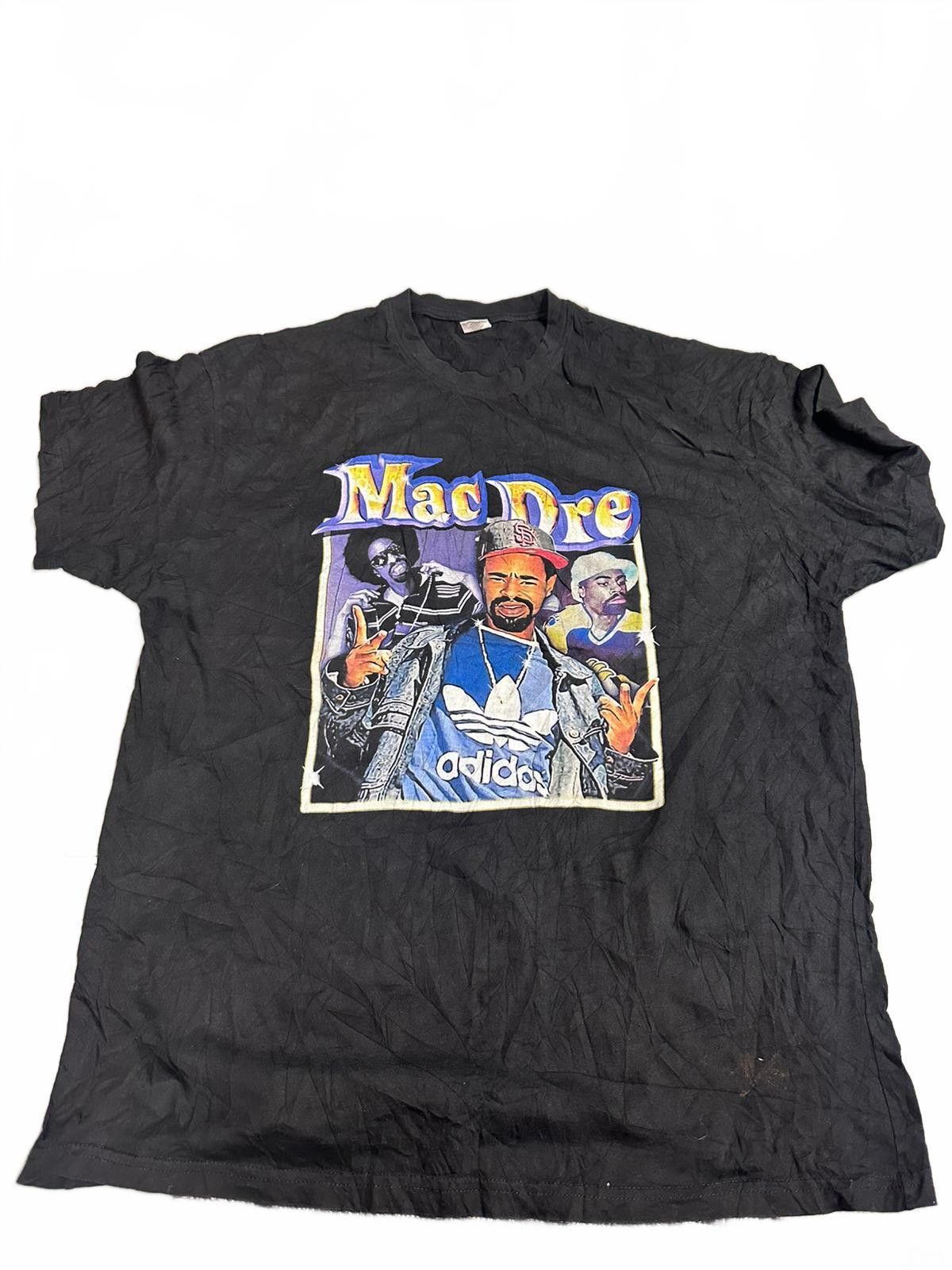 Designer Vintage Mac Dre Graphic Tee - Classic Black XL Size US XL / EU 56 / 4 - 2 Thumbnail