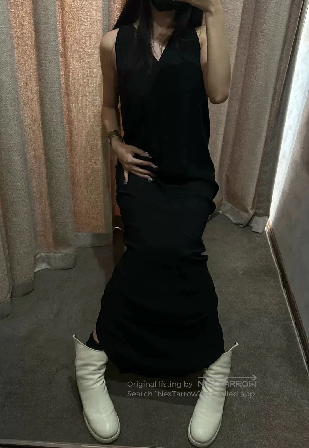 Rick Owens Lilies Rick Owens Long Vest Dress for Women. Size M / US 6-8 / IT 42-44 - 3 Thumbnail