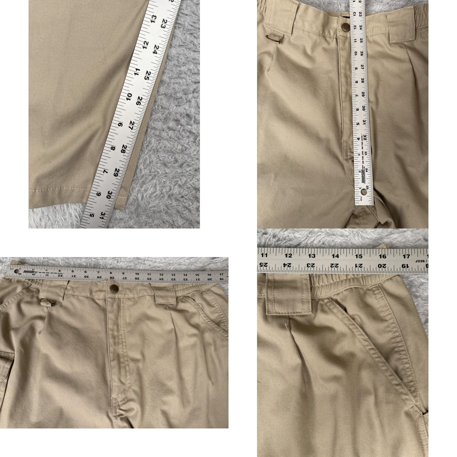 Vintage 5.11 Tactical Pants Mens 36x32 Khaki Cargo Workwear Cotton LEO EMT Hiking 74251 Size US 36 / EU 52 - 8 Thumbnail