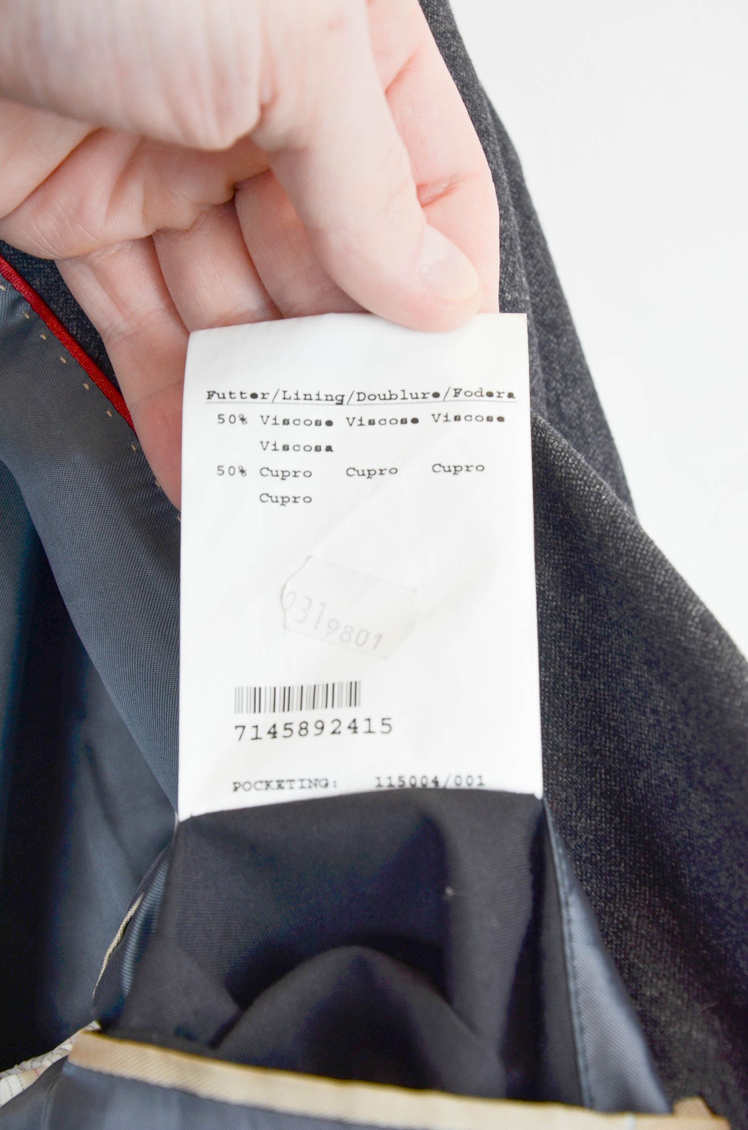 Burberry BURBERRY Wool Gray Blazer - M Size 48R - 11 Thumbnail