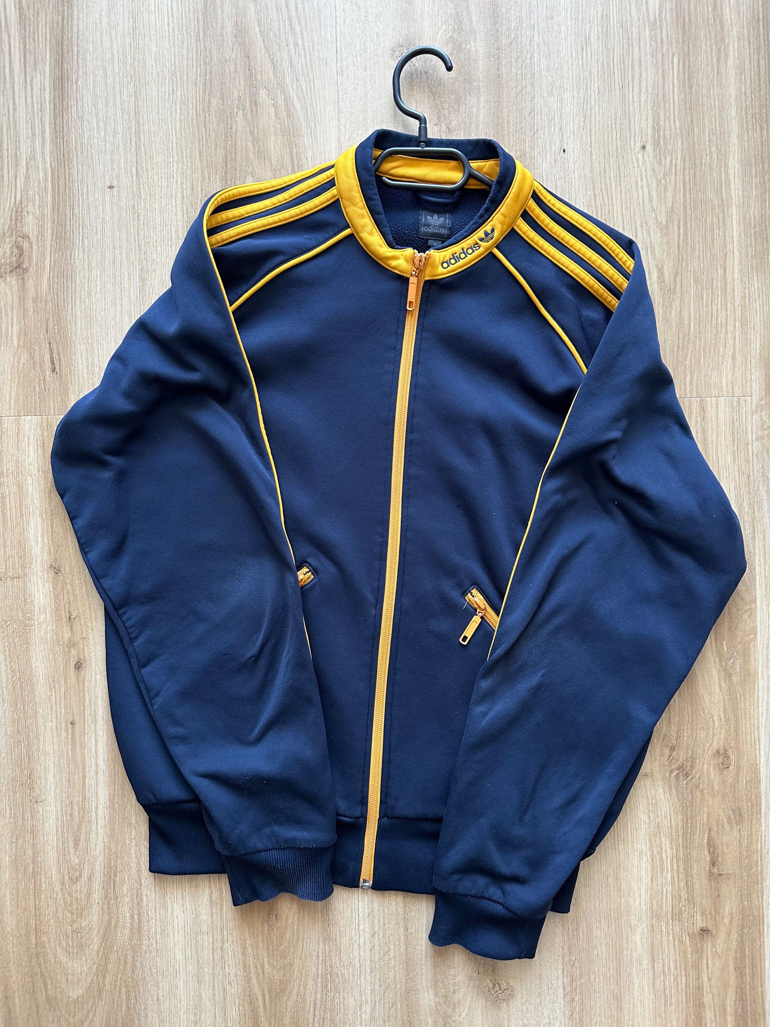 Adidas 00's Addias Seefeld Track top fleece lined light jacket Size US L / EU 52-54 / 3 - 12 Thumbnail