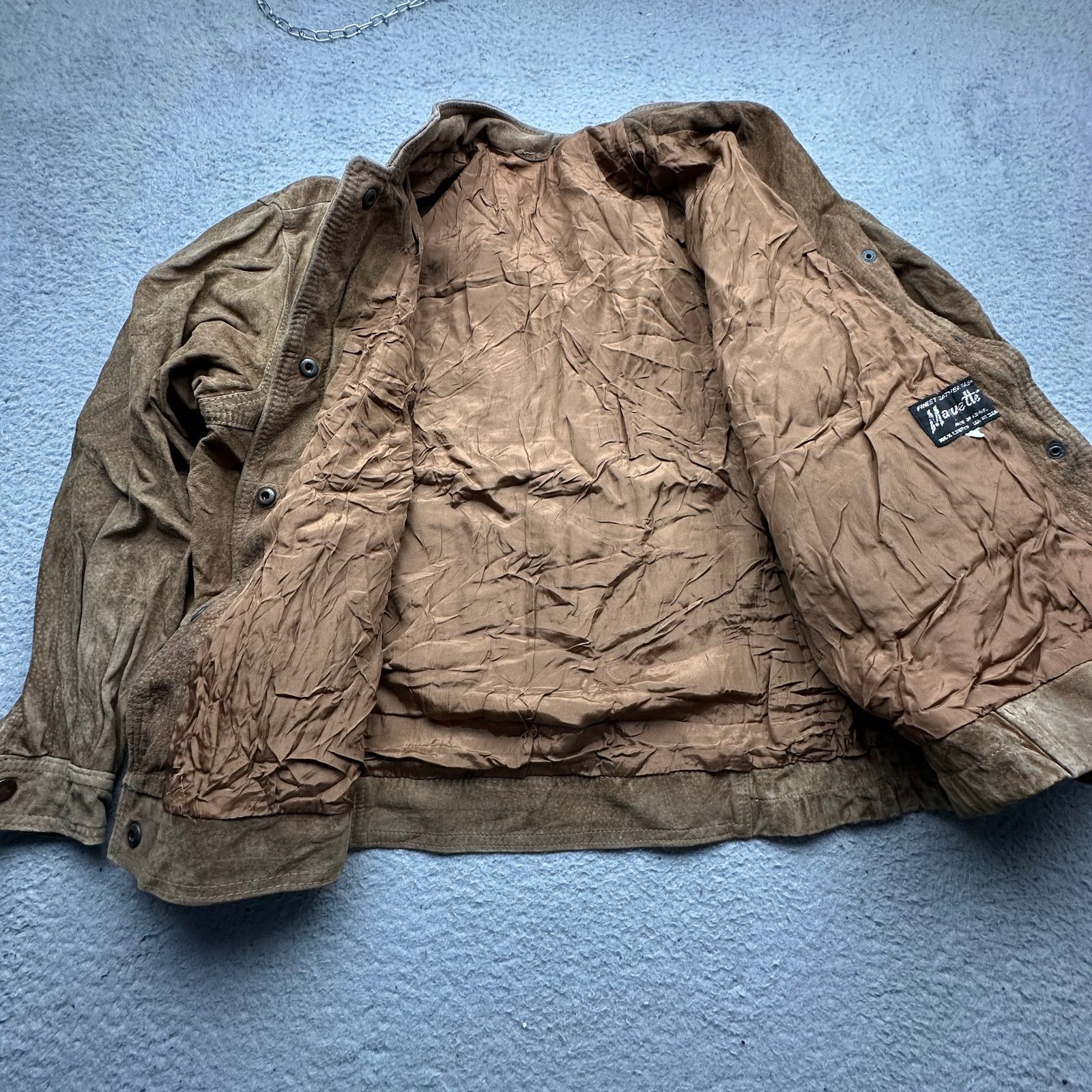 Other Vintage 80s Maquette Genuine Suede Leather Bomber Jacket L Size US L / EU 52-54 / 3 - 7 Thumbnail