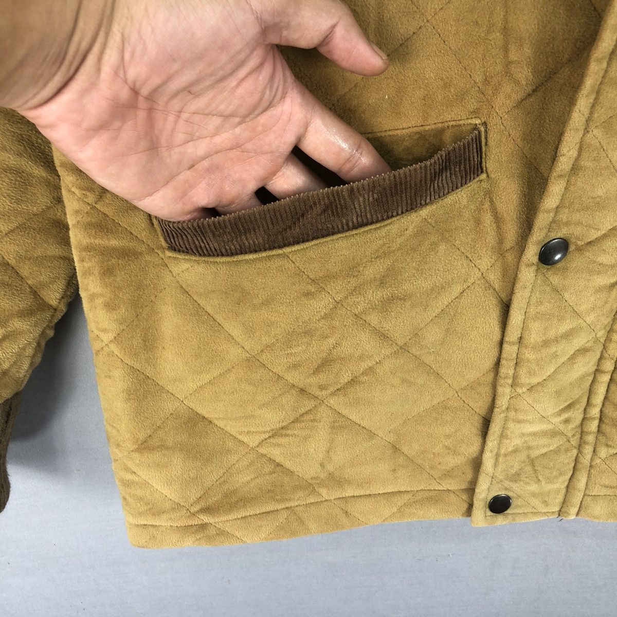 Silas Vintage 90’s Silas Faded Quilted Zipper Jacket Size US M / EU 48-50 / 2 - 8 Thumbnail