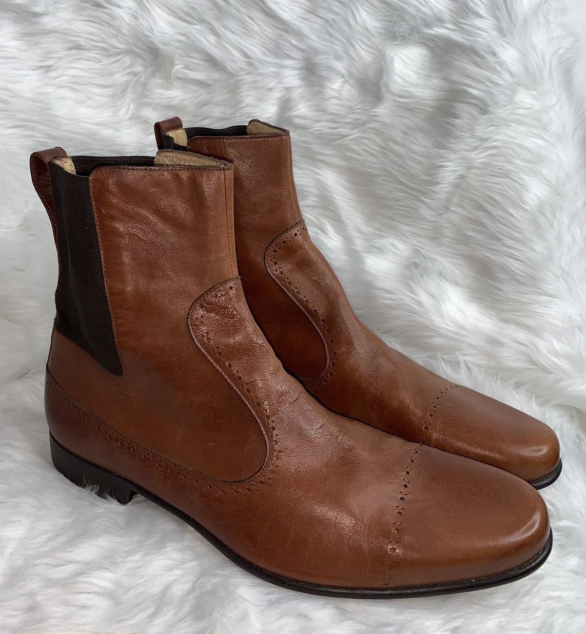Loewe Loewe Leather Ankle Boots Size US 7 / EU 40 - 1 Thumbnail