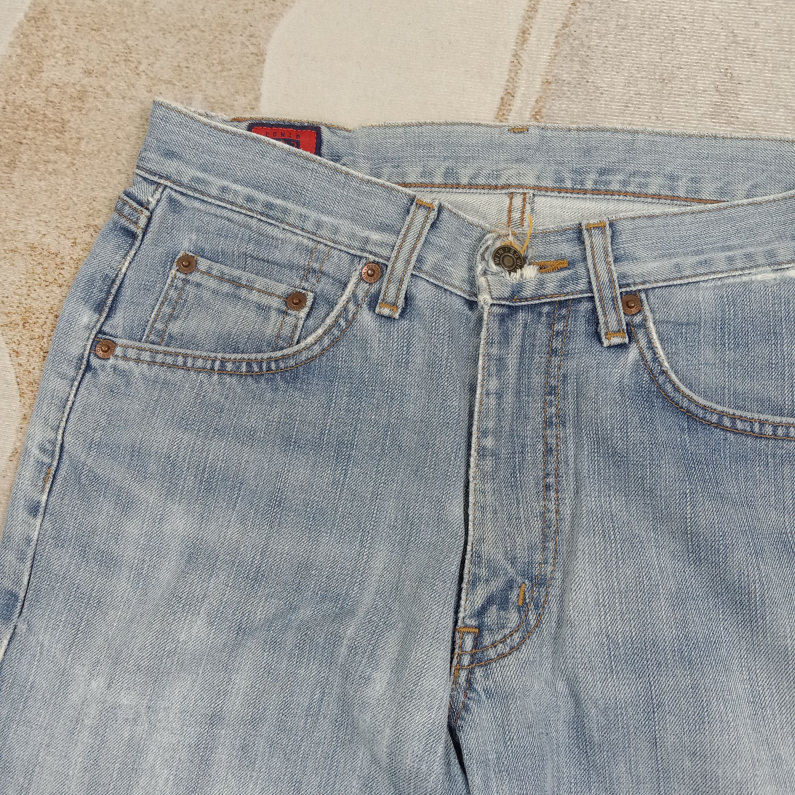 Edwin Edwin 503 Japanese Brand Denim Jeans C272N24 Size US 29 - 3 Thumbnail