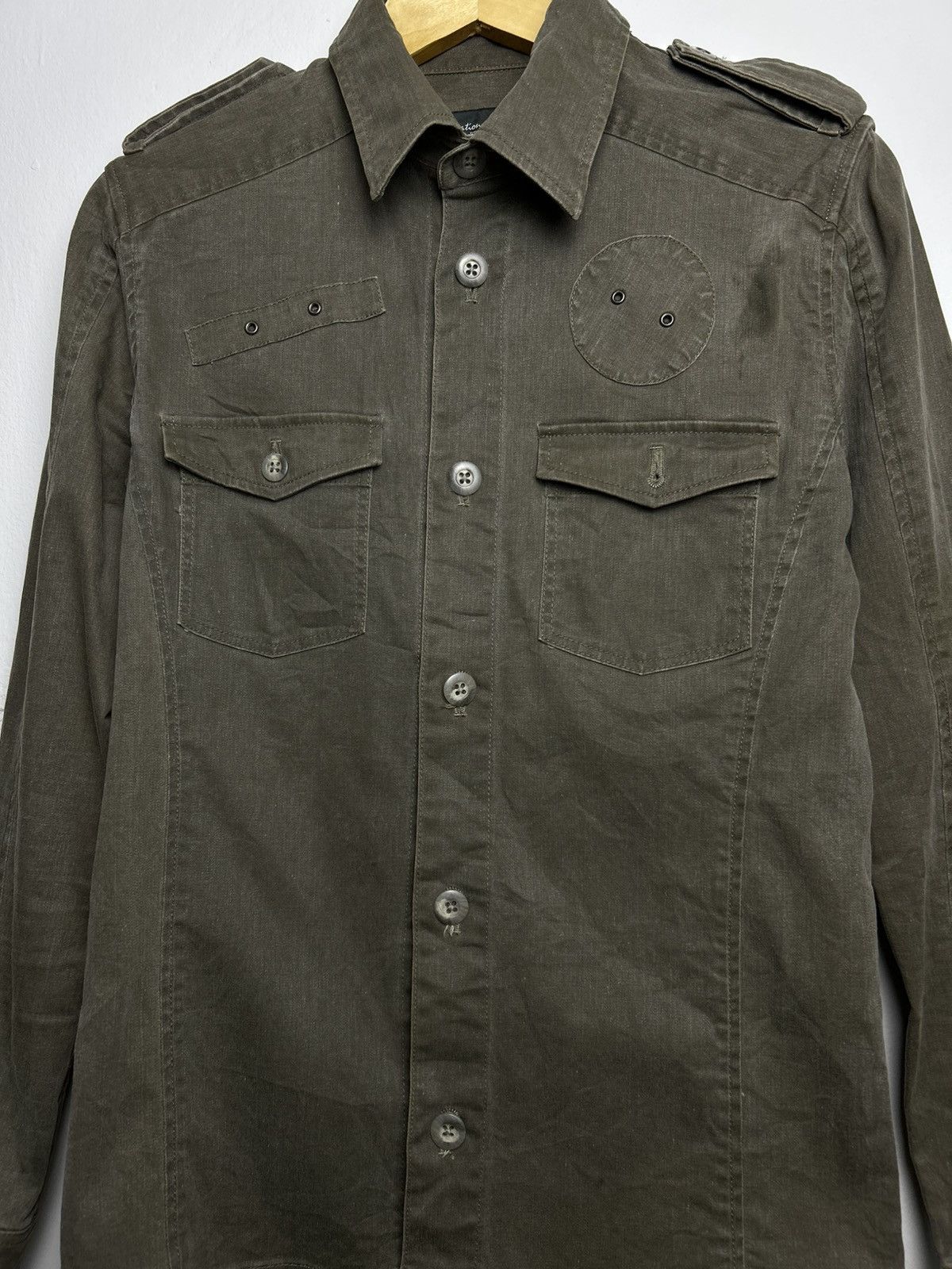Beams Japan Vintage Beams japan Canvas shirt Size US S / EU 44-46 / 1 - 3 Thumbnail