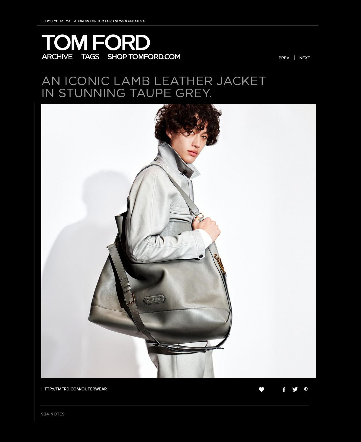 Tom Ford Coveted Ultra Rare $8,300 New With Tags Full Grain Lamb Size US M / EU 48-50 / 2 - 5 Thumbnail