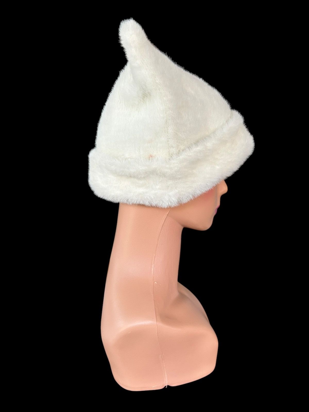 Japanese Brand × Kapital × Vintage Japanese Punk Bondage Style Fur Horn Beanie Hats Size ONE SIZE - 6 Thumbnail