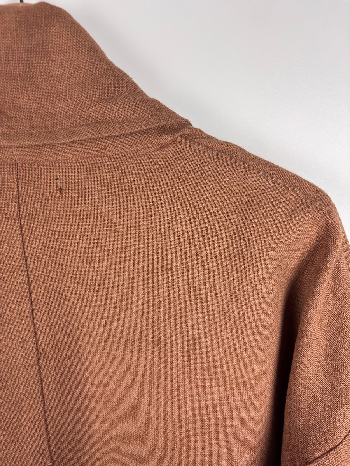 Gudrun Sjoden Gudrun Sjoden Open Long Cardigan Linen Cotton Brown L/XL Size L / US 10 / IT 46 - 10 Thumbnail