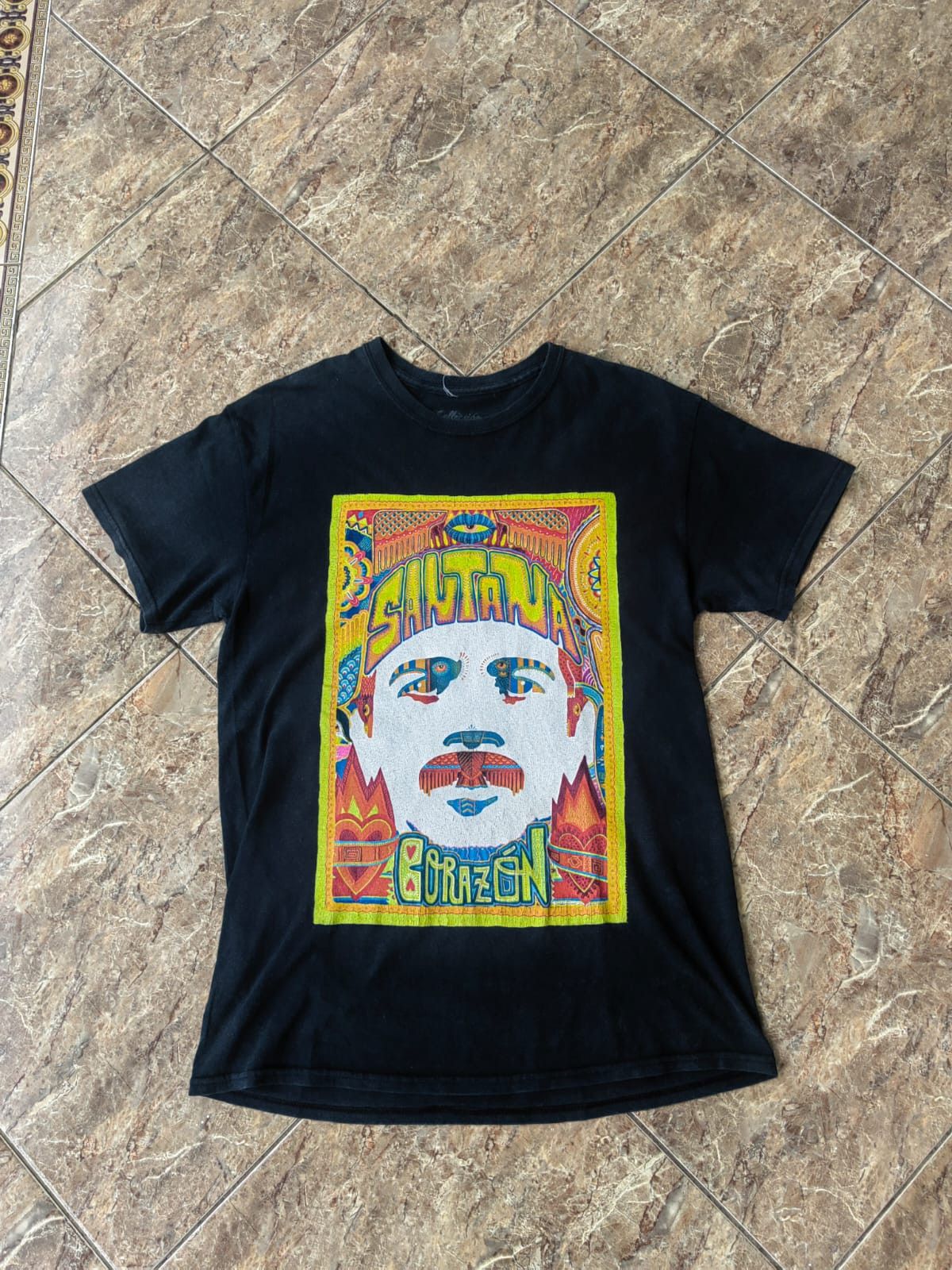 Band Tees Santana corazon tour 2014 tee Size US M / EU 48-50 / 2 - 1 Thumbnail
