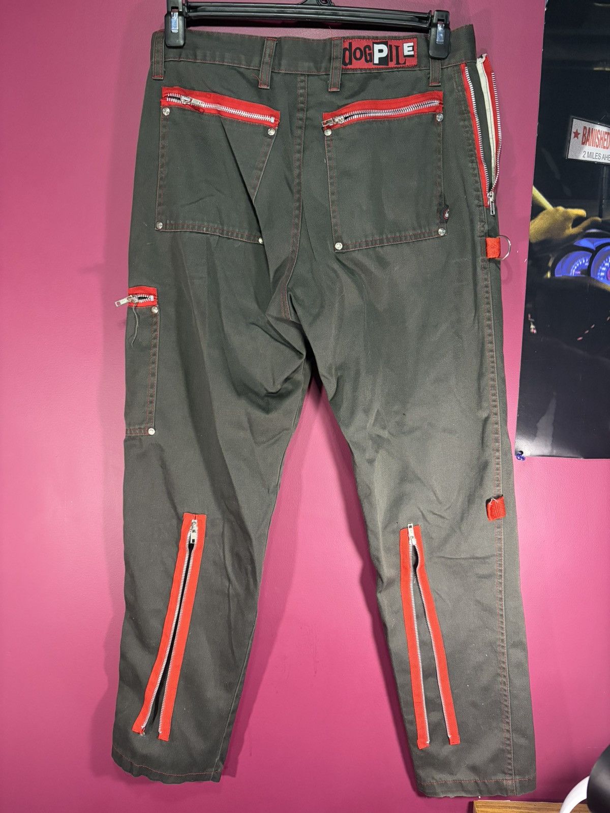Tripp NYC Vintage damaged dogpile raver pants Size US 31 - 1 Thumbnail
