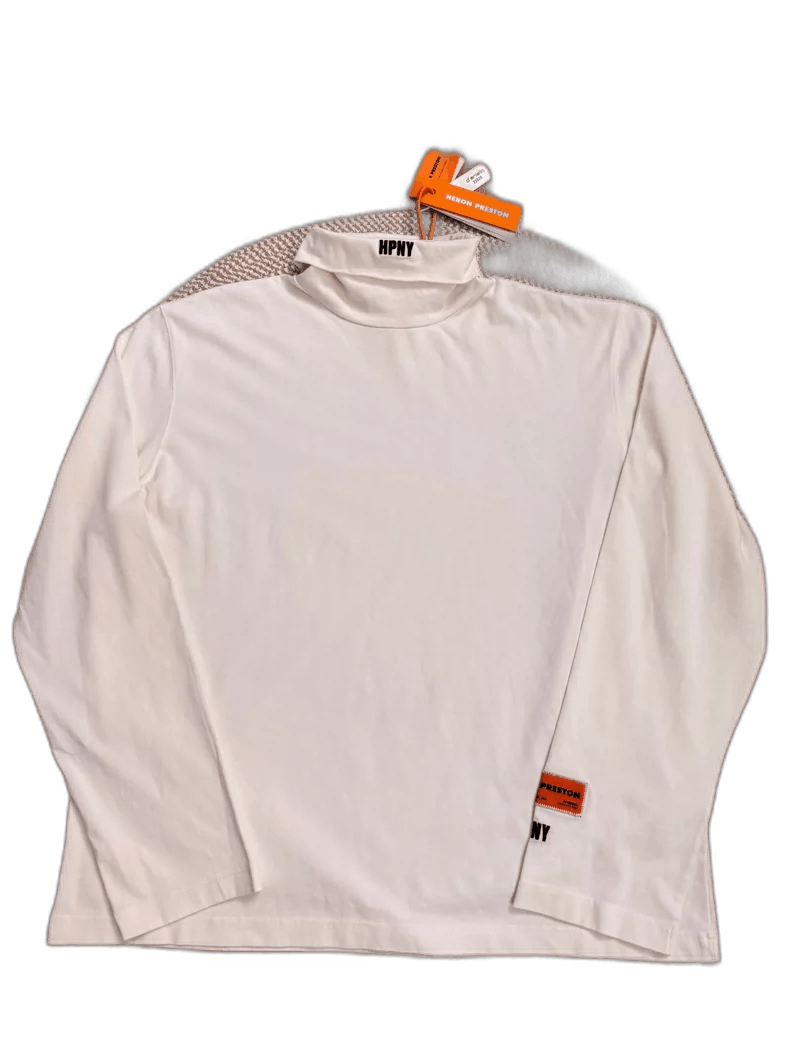 Heron Preston Heron Preston Classic White Long Sleeve Tee Size US L / EU 52-54 / 3 - 1 Thumbnail