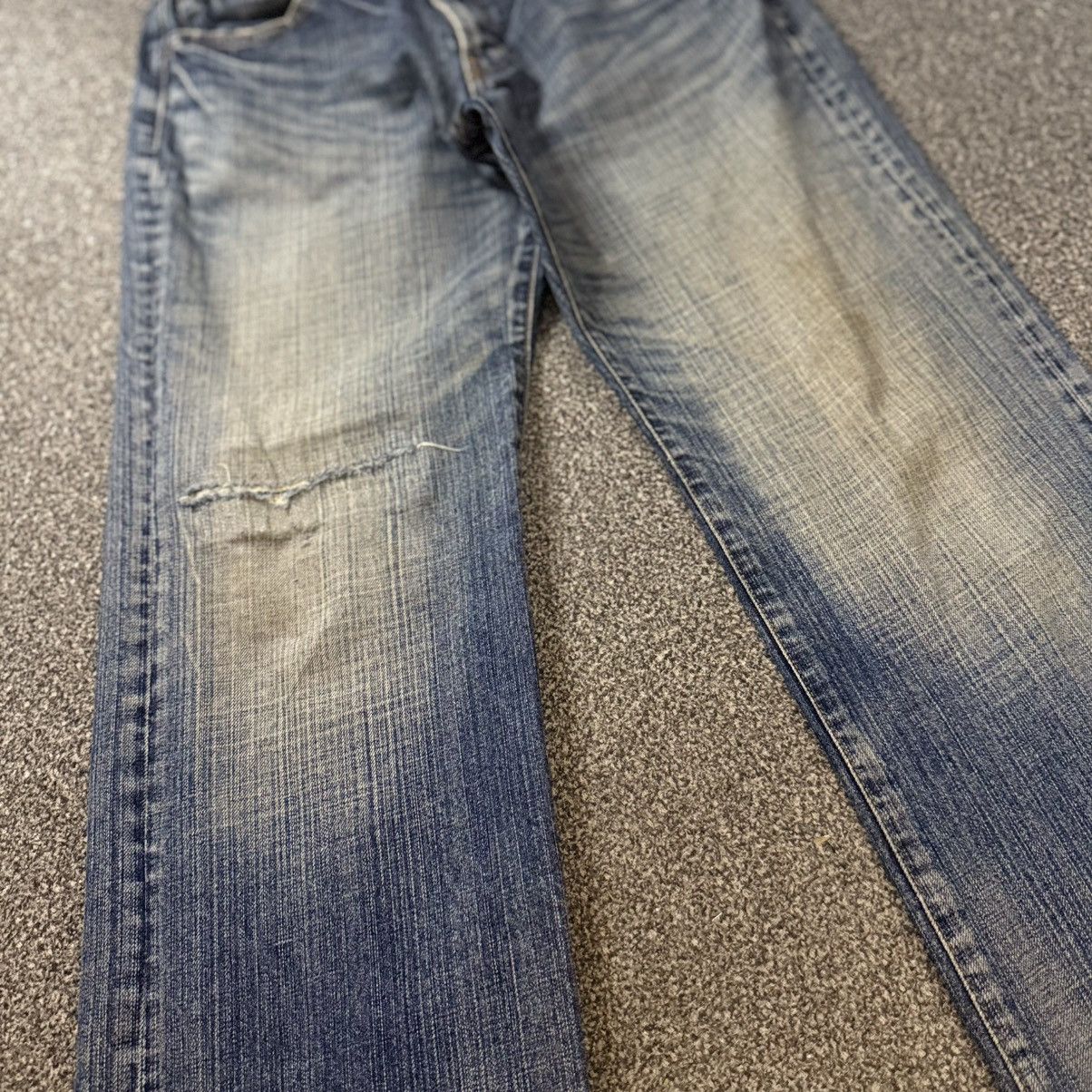 Japanese Brand Vintage Bobson Crackwash Distressed Faded Aging Denim Size US 31 - 4 Thumbnail