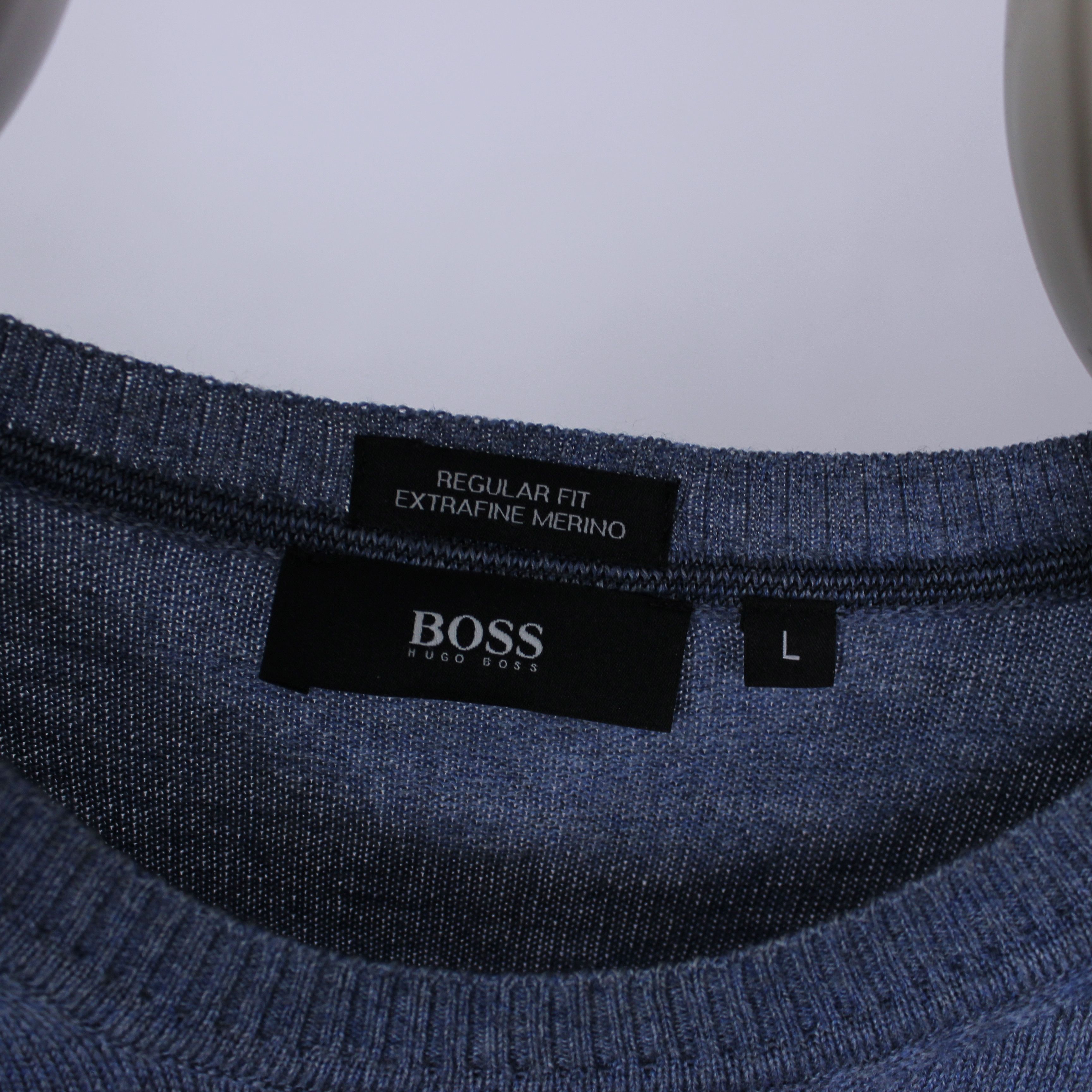 Hugo Boss Hugo Boss merino wool sweater regular fit M L 10157925 Size US L / EU 52-54 / 3 - 5 Thumbnail