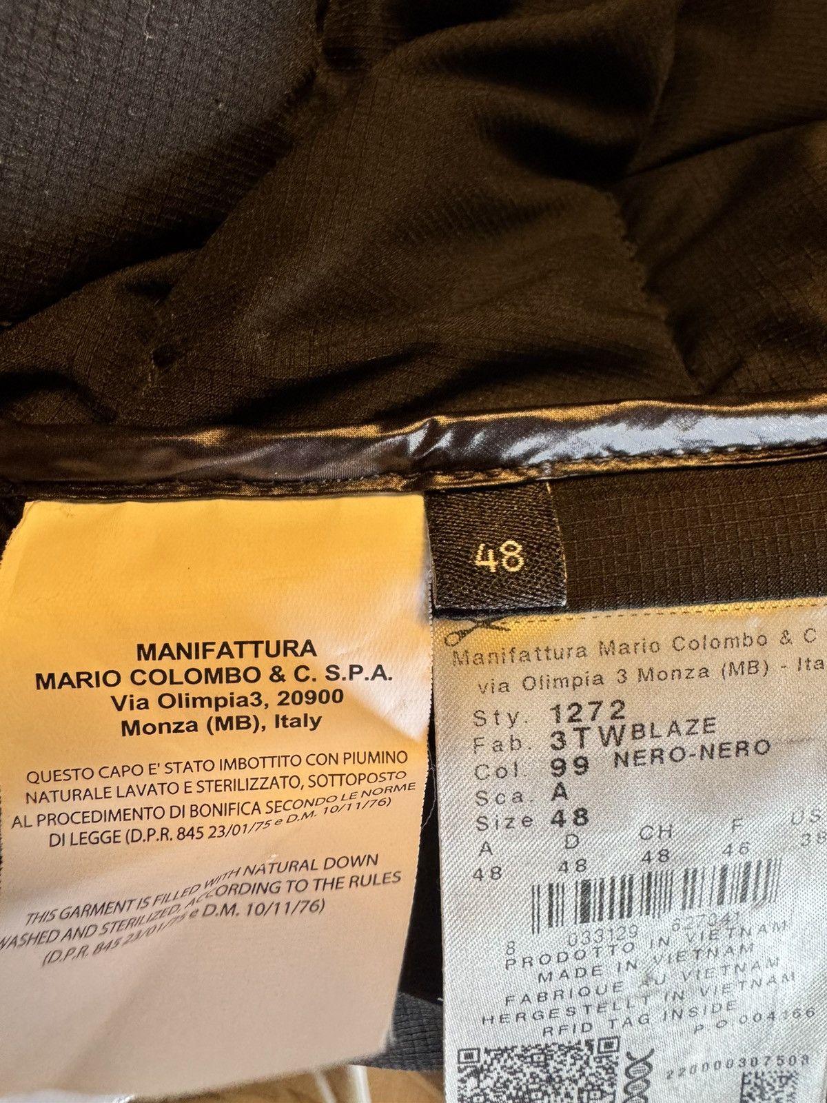 Colmar Colmar black puffer Size US M / EU 48-50 / 2 - 3 Thumbnail