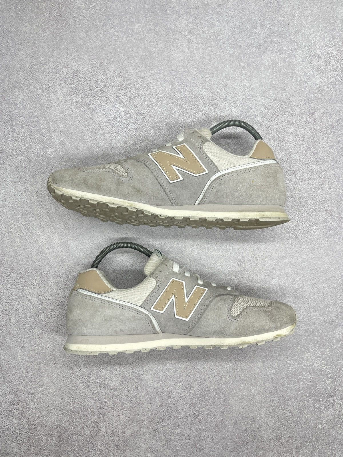 New Balance Mens New Balance 383 Suede Sneakers Grey Size US 9 / EU 42 - 3 Thumbnail
