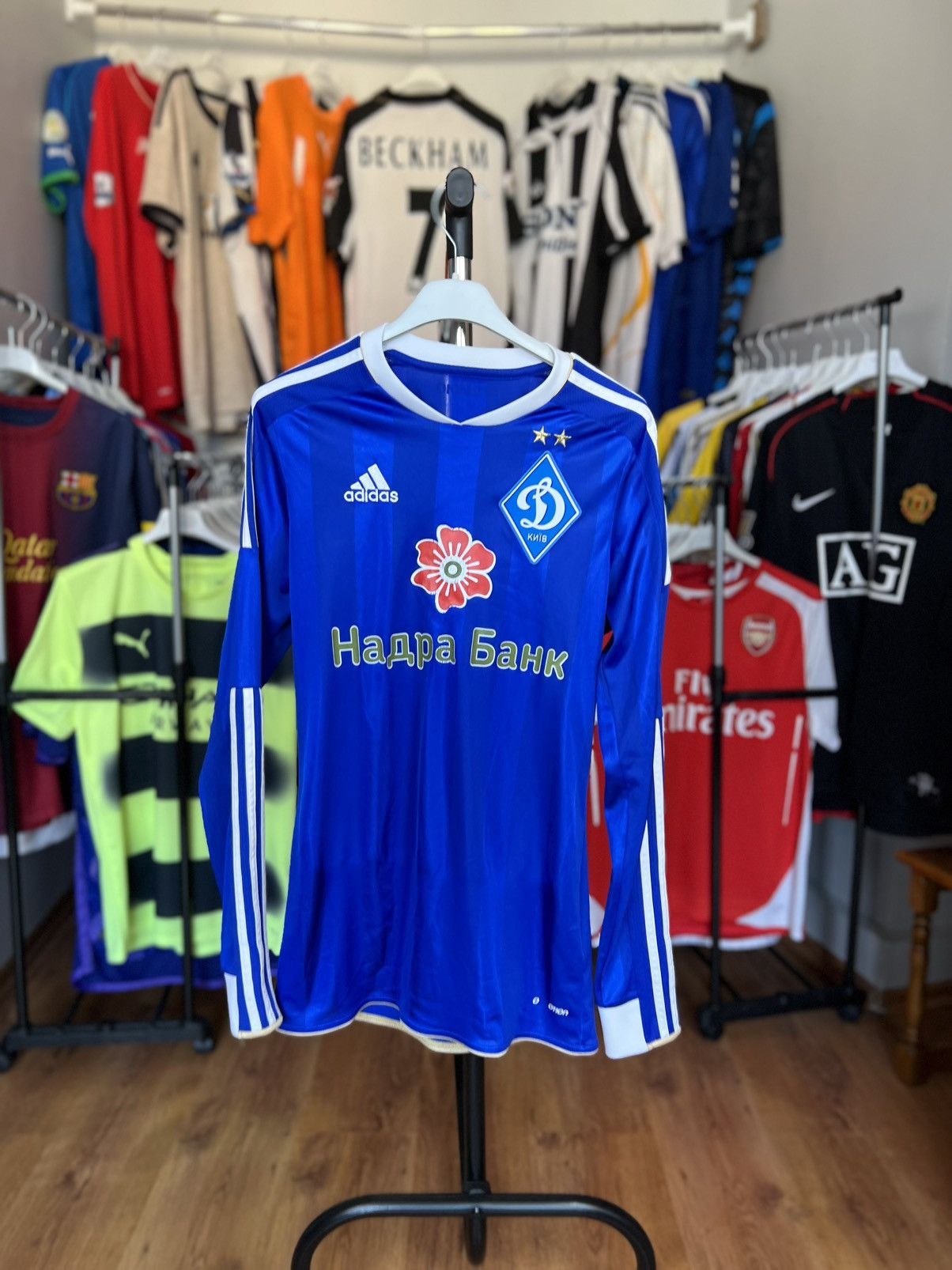 Adidas Soccer Jersey Adidas Dynamo Kyiv 2012/13 Size US S / EU 44-46 / 1 - 1 Thumbnail