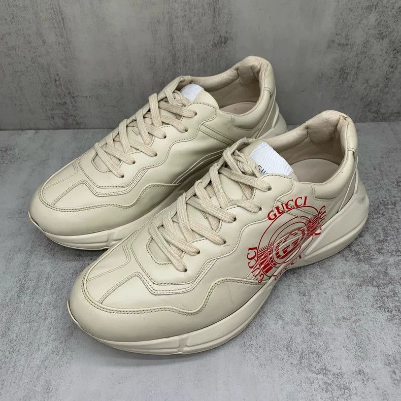 Gucci Gucci red logo dad sneakers-2508 Size US 13 / EU 46 - 2 Thumbnail