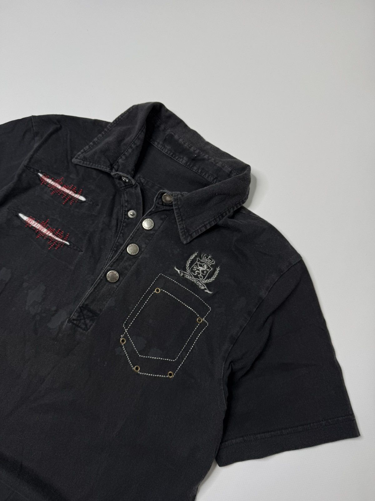 Vintage Vintage washed avant garde archive polo tee swag y2k lgb 00 Size US S / EU 44-46 / 1 - 2 Thumbnail
