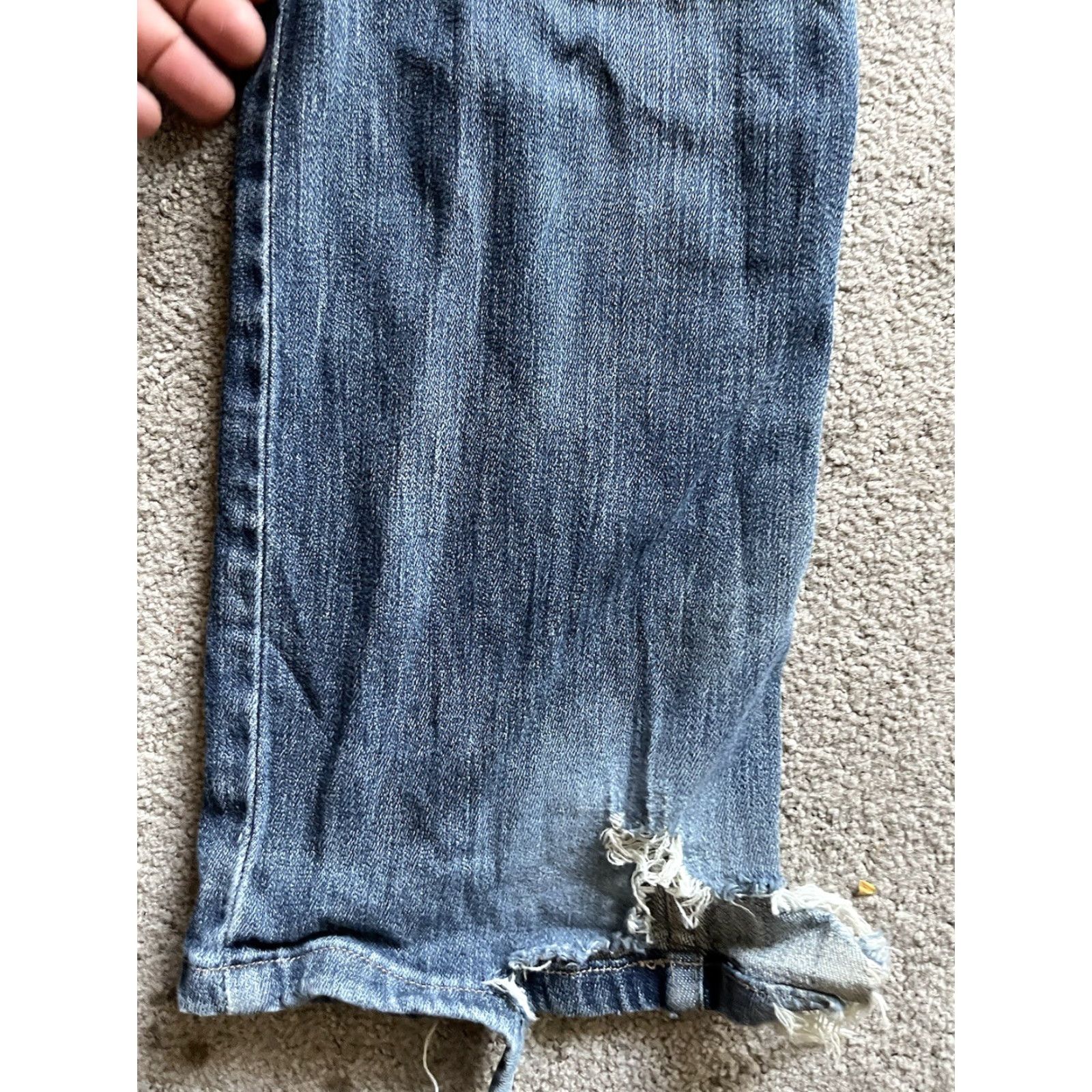 Vintage Tyndale Jeans Men's 38x32 Blue Denim Flame-Resistant Boot Cut 5-Pocket USA Mens Size US 38 / EU 54 - 7 Thumbnail