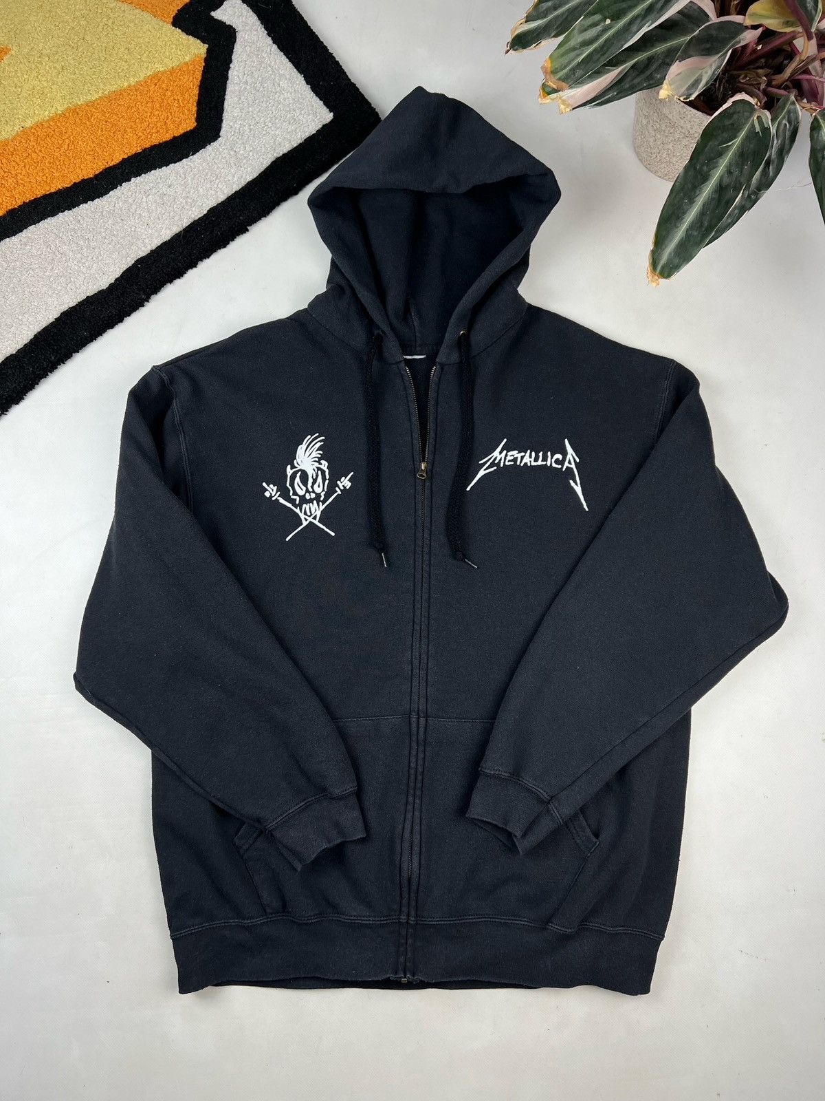 Band Tees × Metallica × Vintage Vintage 00s Metallica Hoodie Logo Size US XL / EU 56 / 4 - 7 Thumbnail