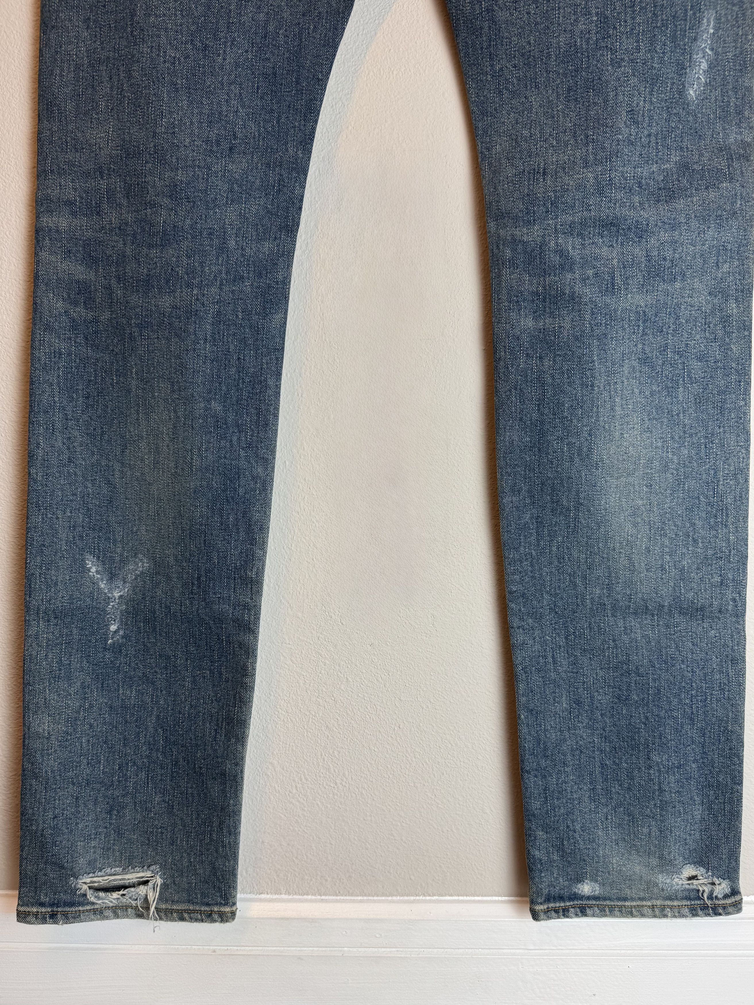 Saint Laurent Paris Saint Laurent Crash Jeans 2017 Size US 32 / EU 48 - 9 Thumbnail