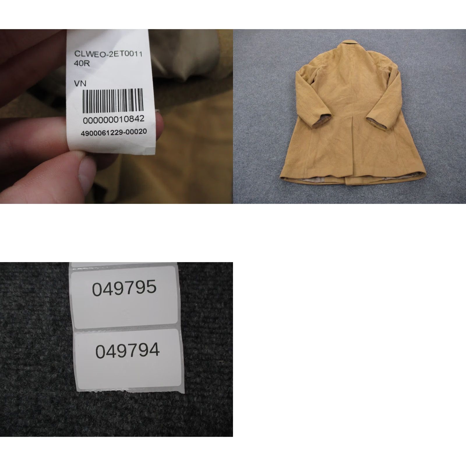 Ralph Lauren Ralph Lauren Coat Mens 40R Beige Wool Overcoat Jacket Size US XXS / EU 40 - 9 Thumbnail