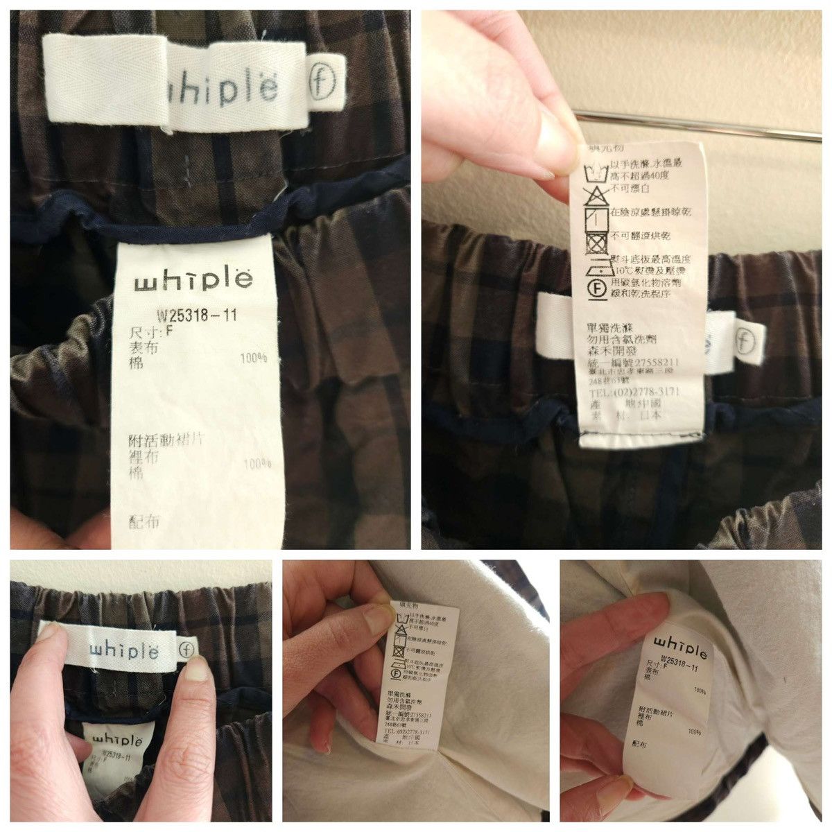 Vintage Rare Vintage Tie Wrap Skirt Cropped Pants Set By Whiplë Size 29" - 25 Thumbnail
