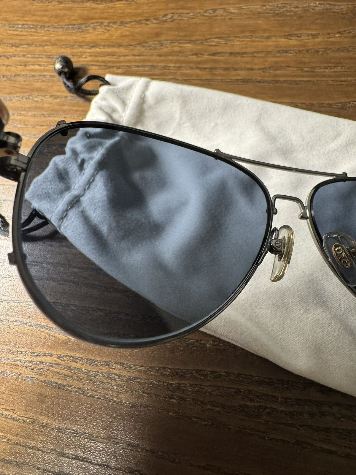 Dolce & Gabbana Dolce & Gabbana Aviators Size ONE SIZE - 10 Thumbnail