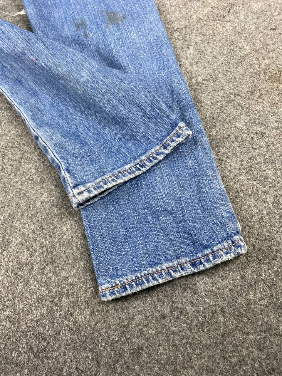 Levi's levis 711 skinny distressed denim nice design Size 35" - 6 Thumbnail