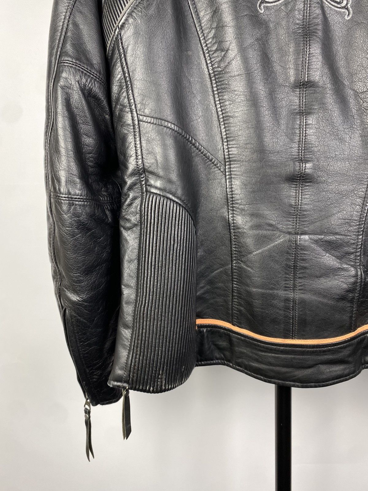 Harley Davidson Vintage 00s Harley Davidson Genuine Leather Jacket MOTO Size M / US 6-8 / IT 42-44 - 18 Thumbnail